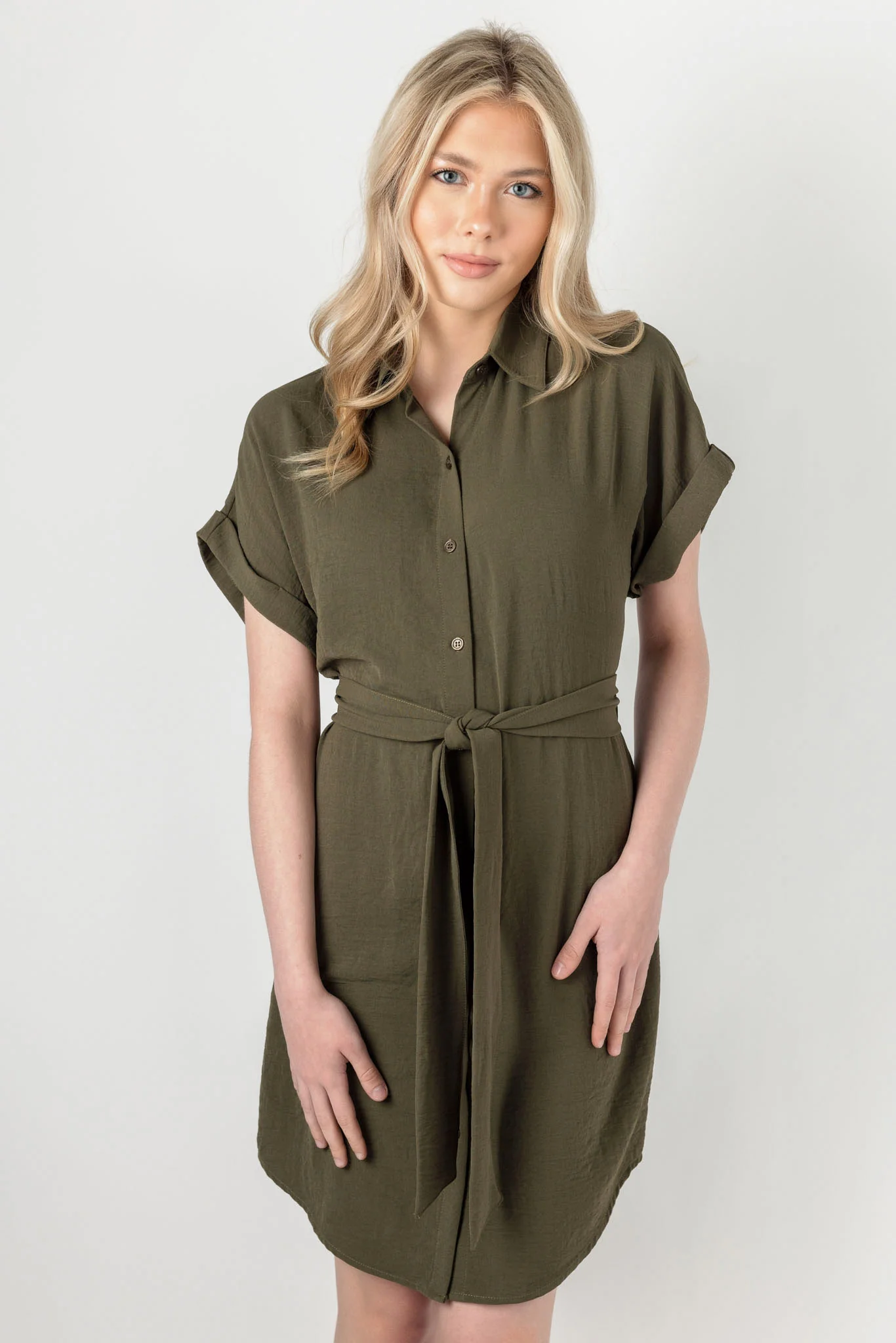 Airflow Shirtdress with Tie-Belt - Image 10