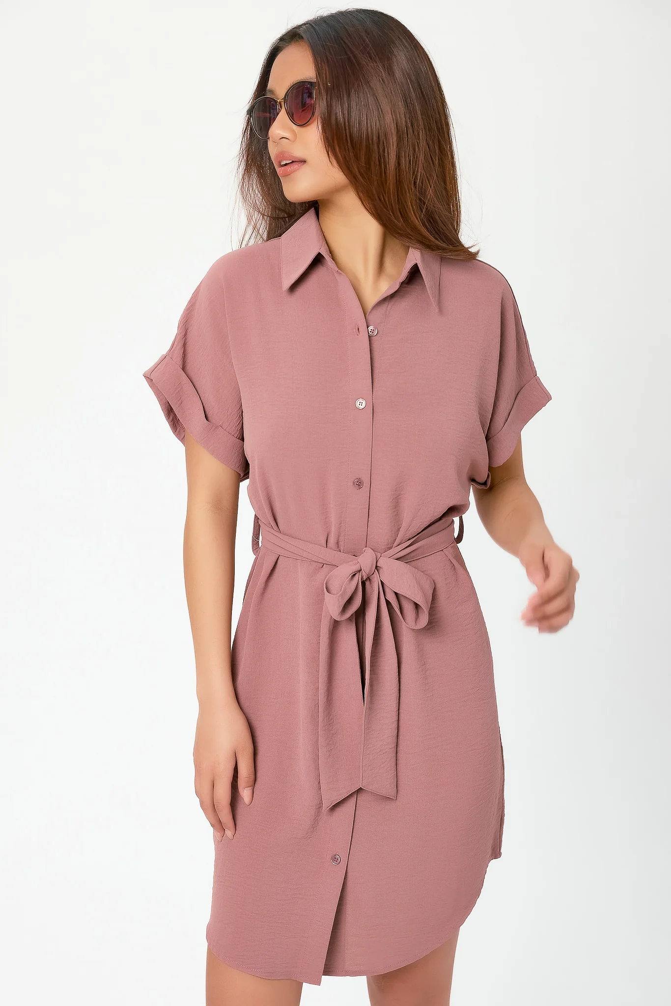 Airflow Shirtdress with Tie-Belt - Image 13