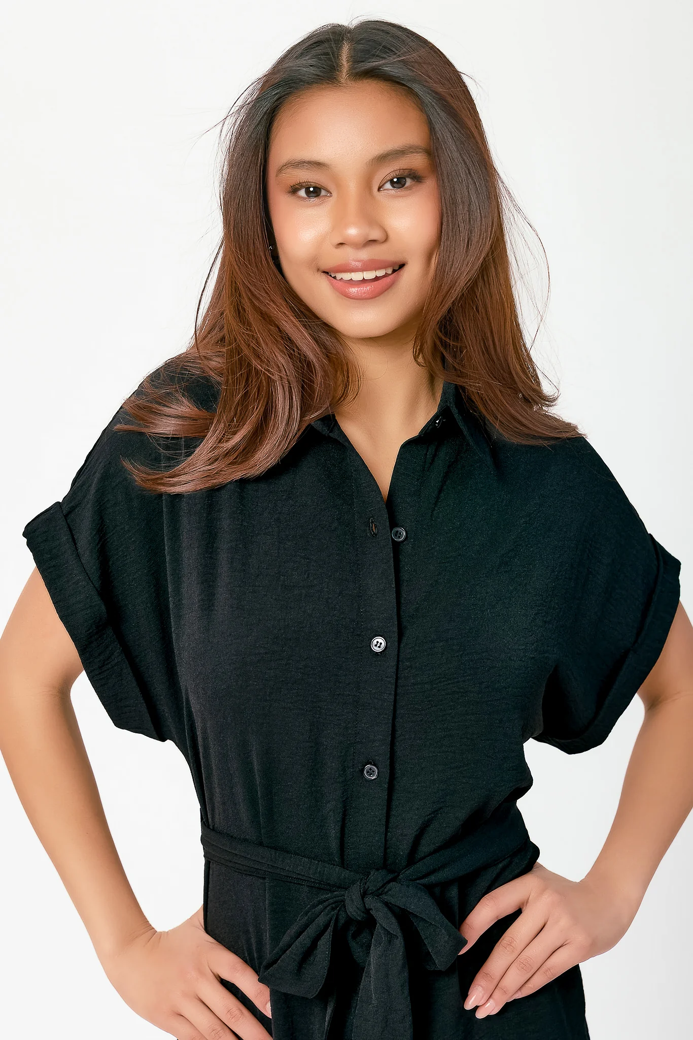 Airflow Shirtdress with Tie-Belt - Image 3