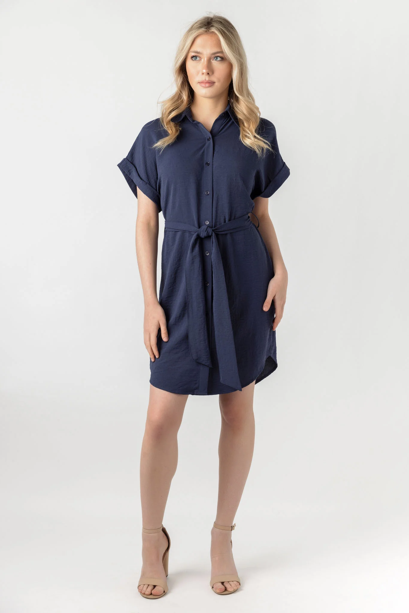 Airflow Shirtdress with Tie-Belt - Image 5