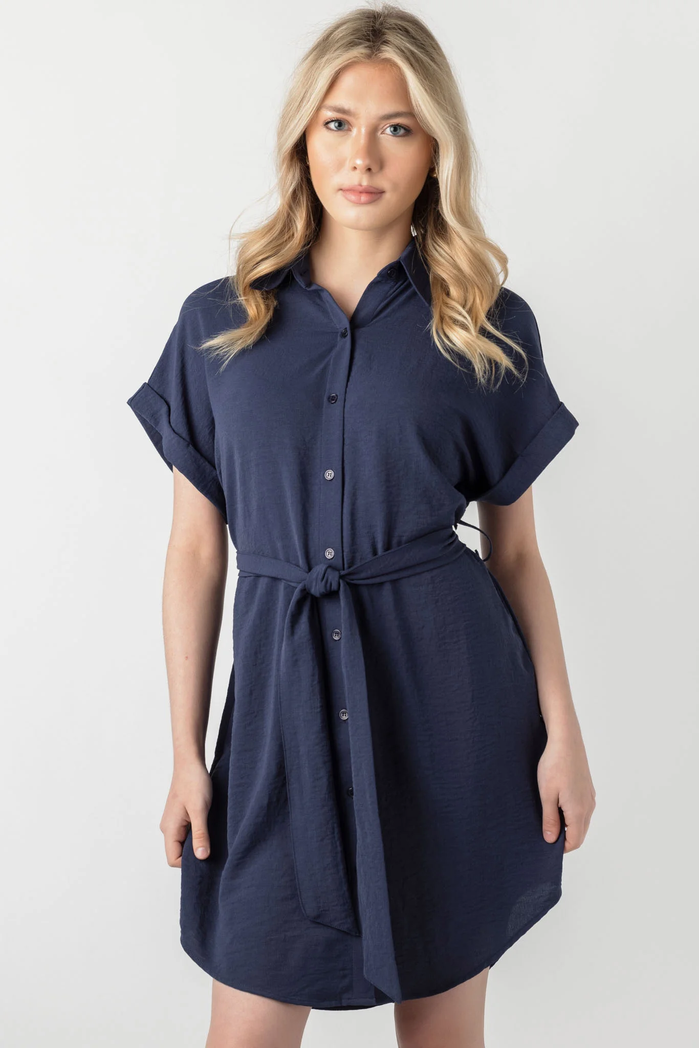 Airflow Shirtdress with Tie-Belt - Image 7