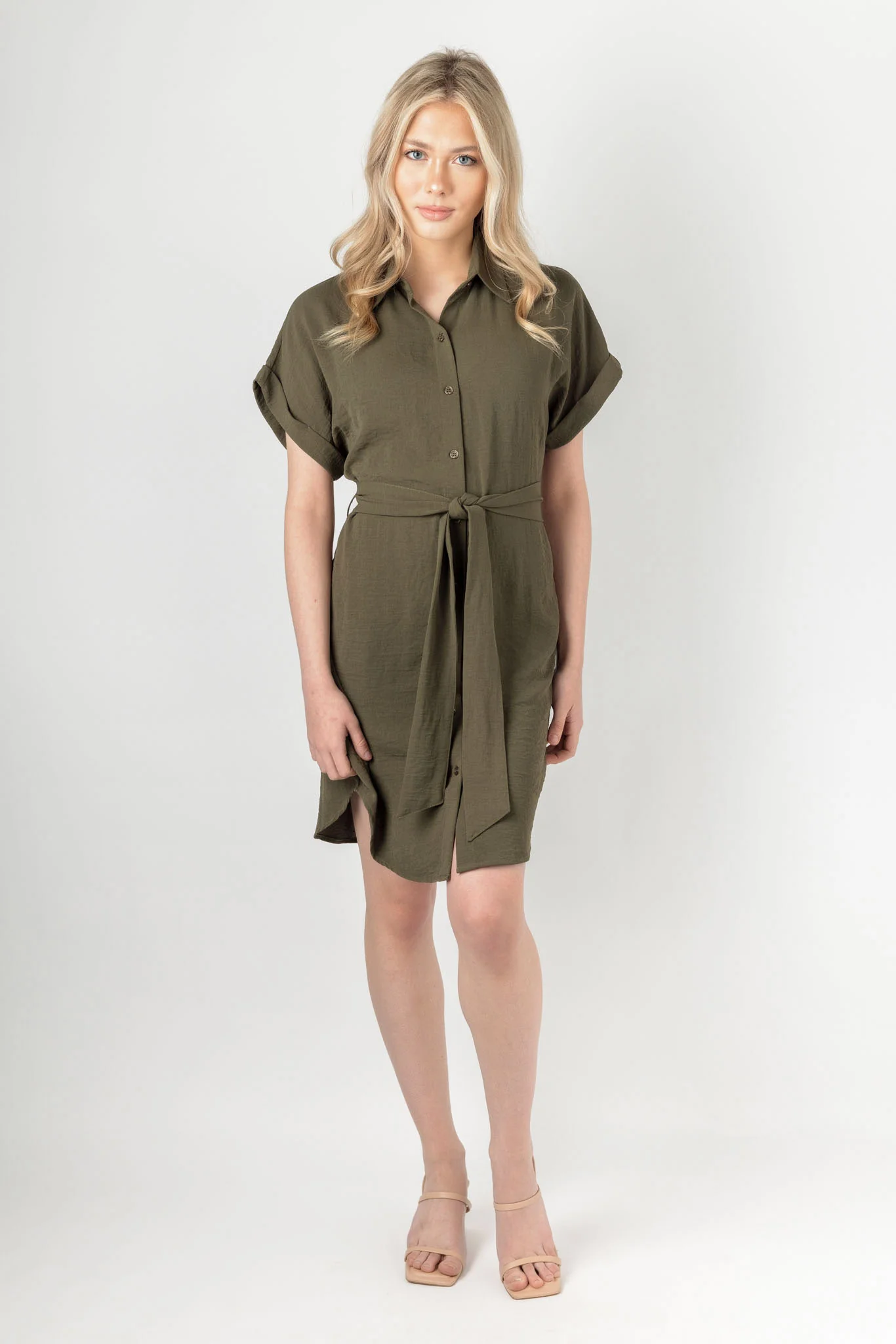 Airflow Shirtdress with Tie-Belt - Image 8