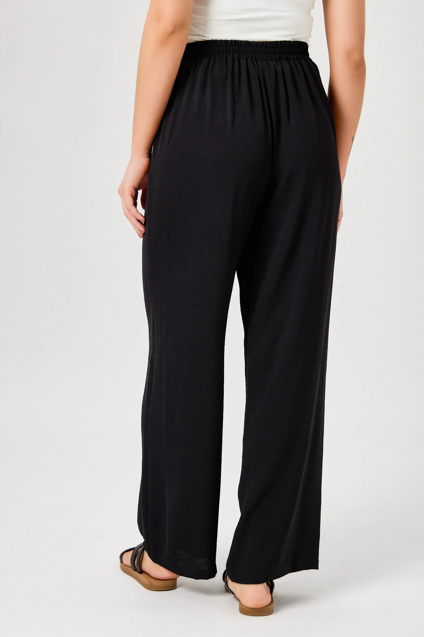 Airflow Wide-Leg Pants with Rope Belt - Image 2