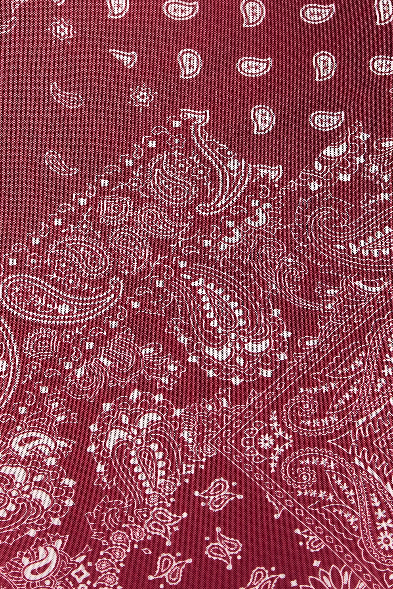 Bandana Print Mesh Spaghetti-Strap Maxi Dress with Lace-up Back - Image 3