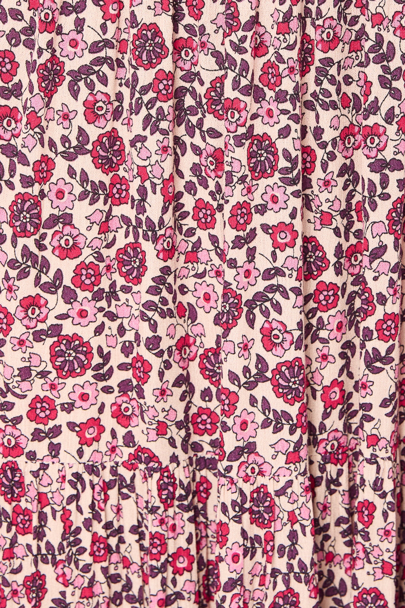 Boho Twin Print Smocked Off-Shoulder Maxi - Image 4