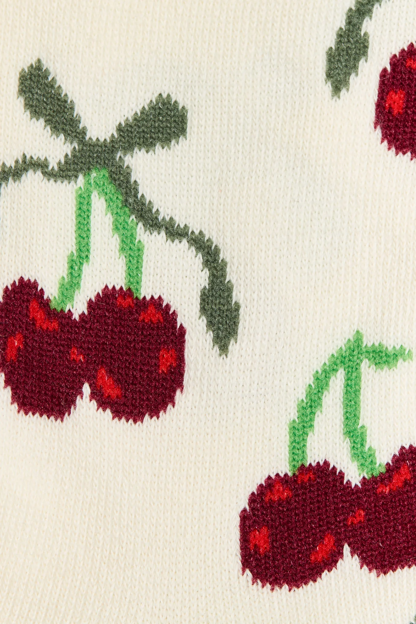 Bowed Cherries Socks - Image 2