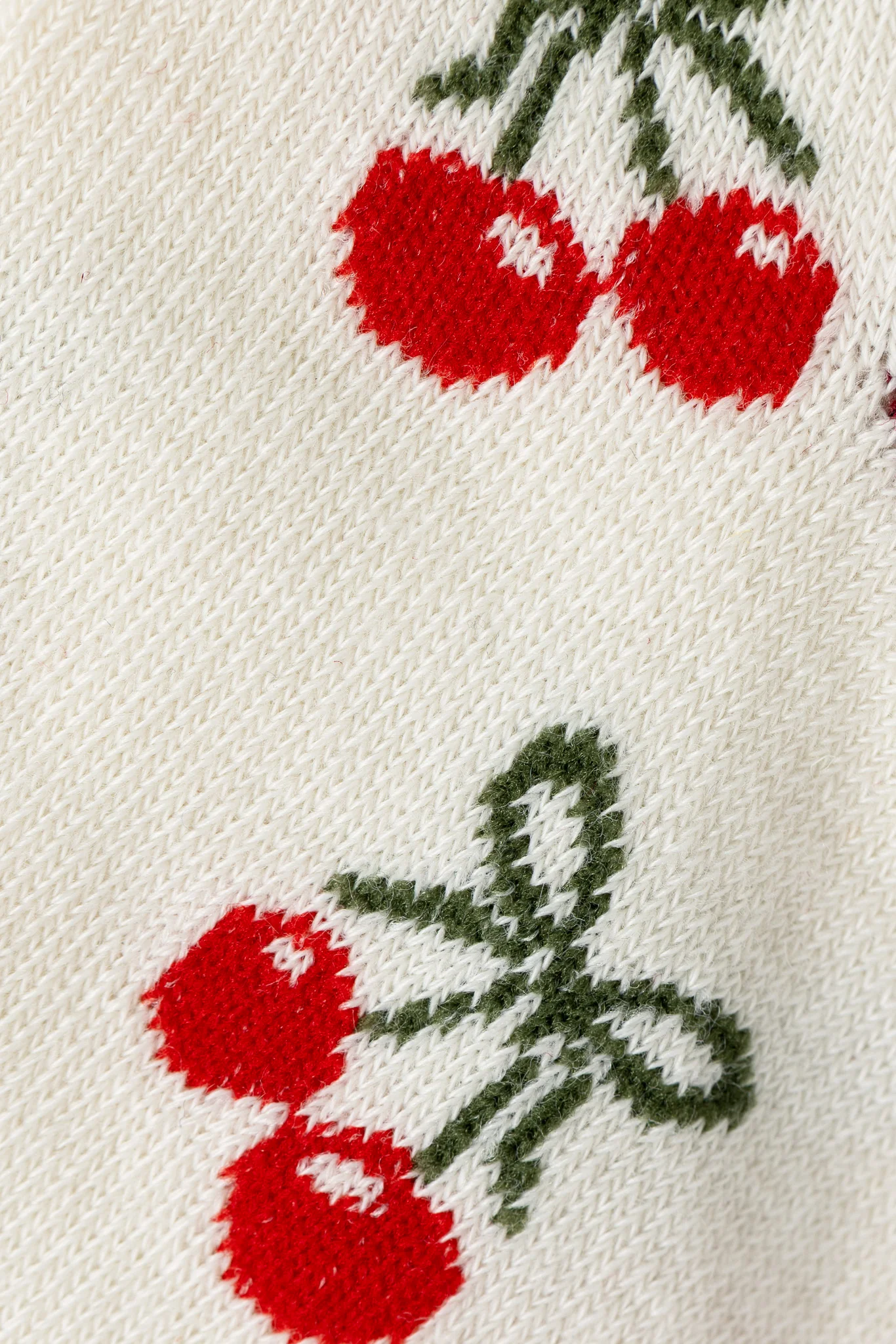 Cherry with Bow Ankle Socks - Image 2