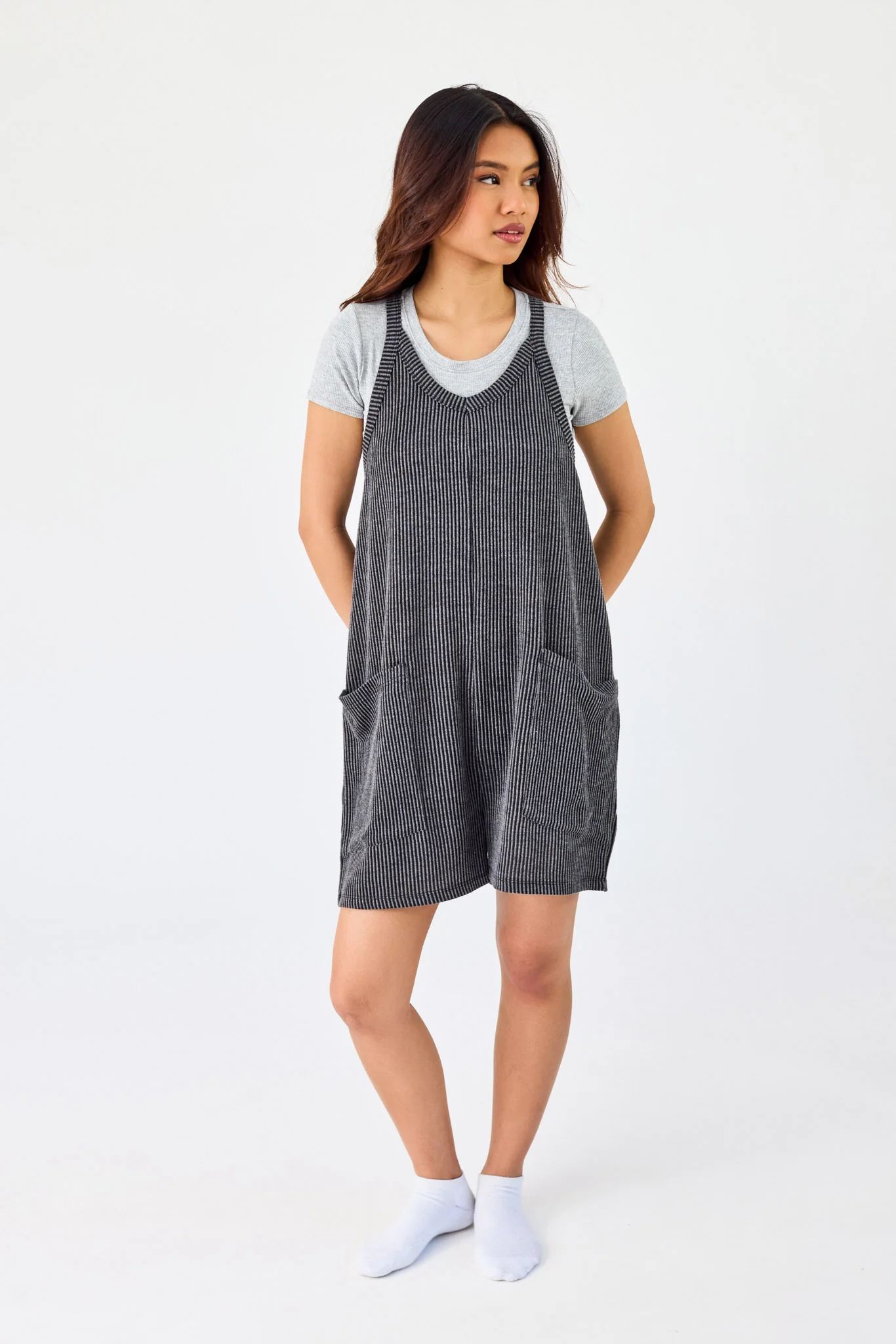 Cozy Rib Shortalls