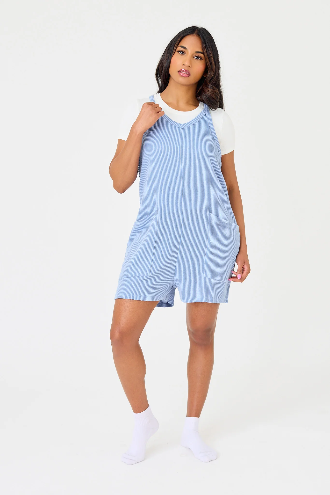 Cozy Rib Shortalls - Image 3