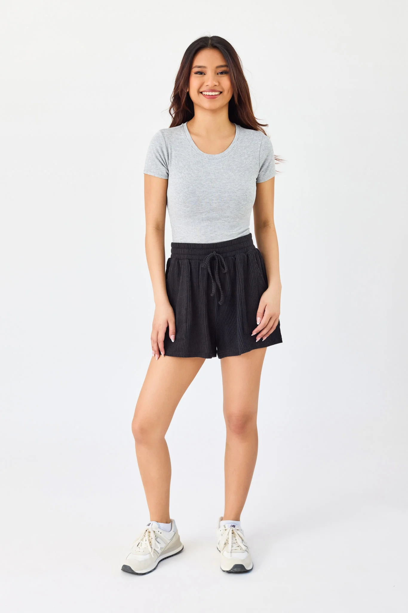 Cozy Rib Shorts with Porkchop Pockets - Image 4