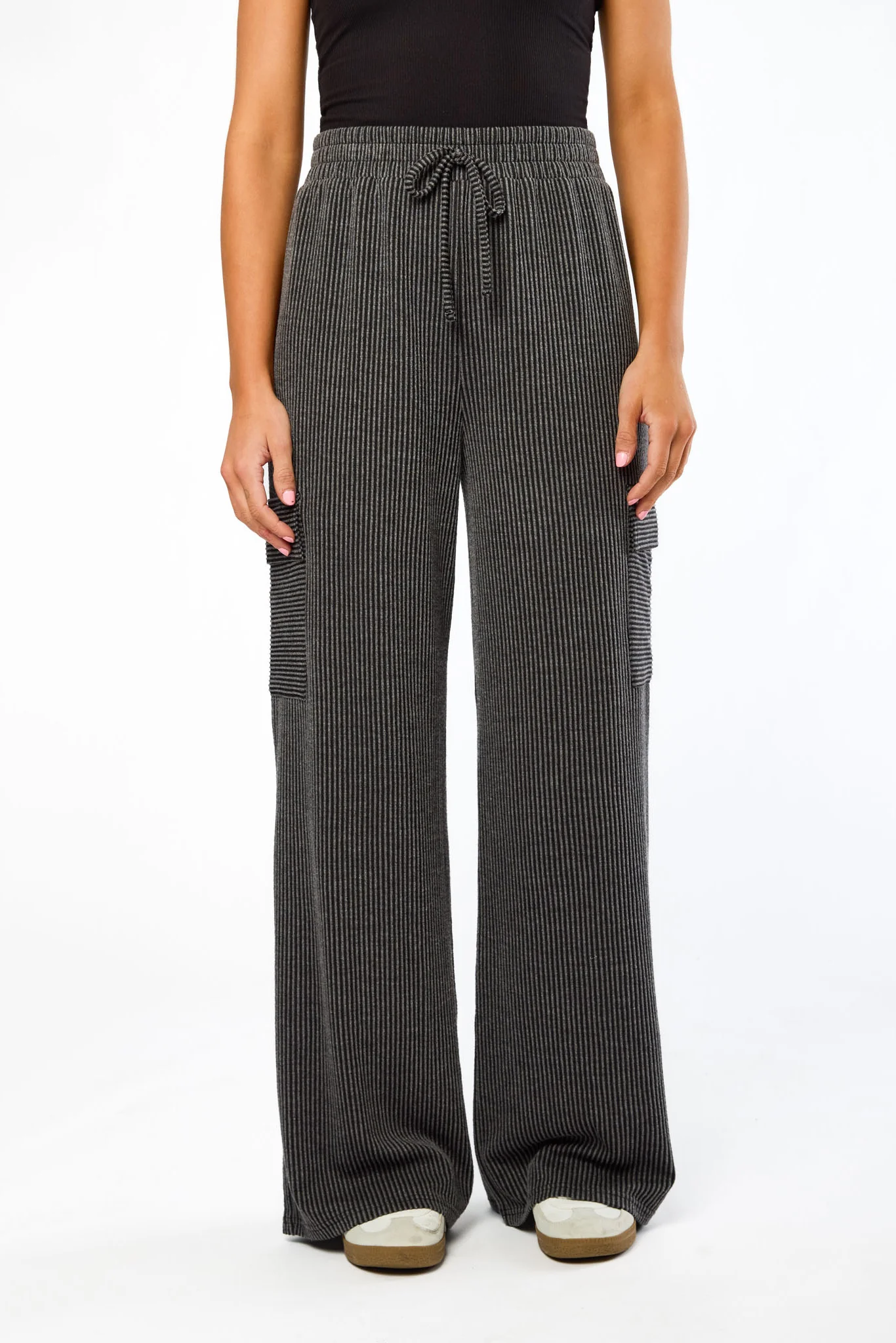 Cozy Rib Wide-Leg Cargo Pant - Image 3