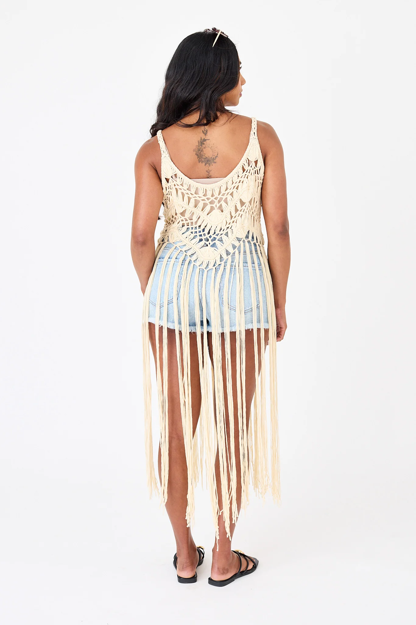 Crochet Festival Top with Fringe - Image 2
