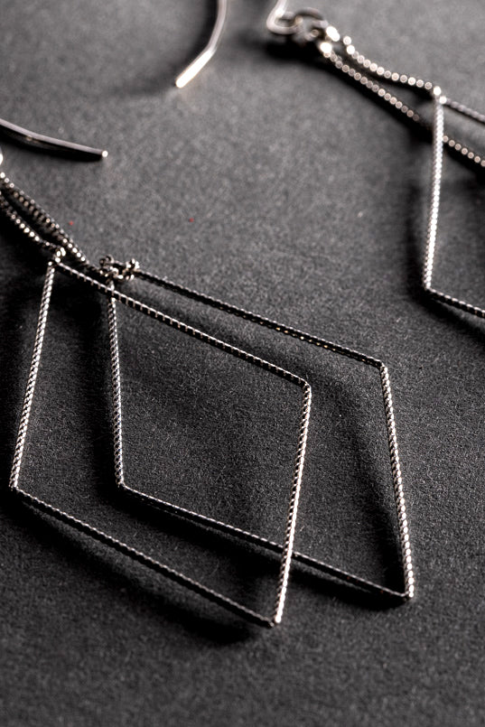 Dangling Diamond Earrings - Image 4