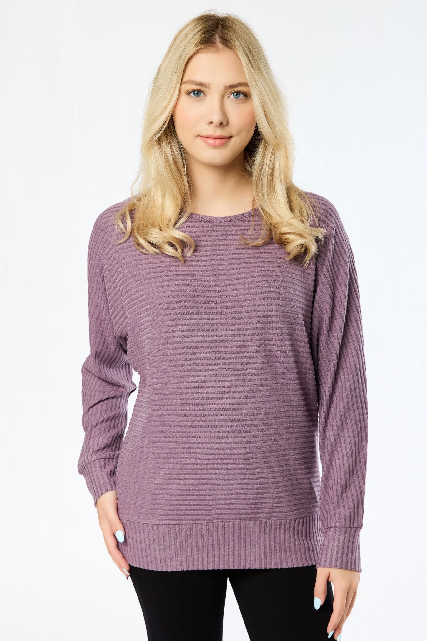 Dolman Sleeve Hacci Sweater - Image 11