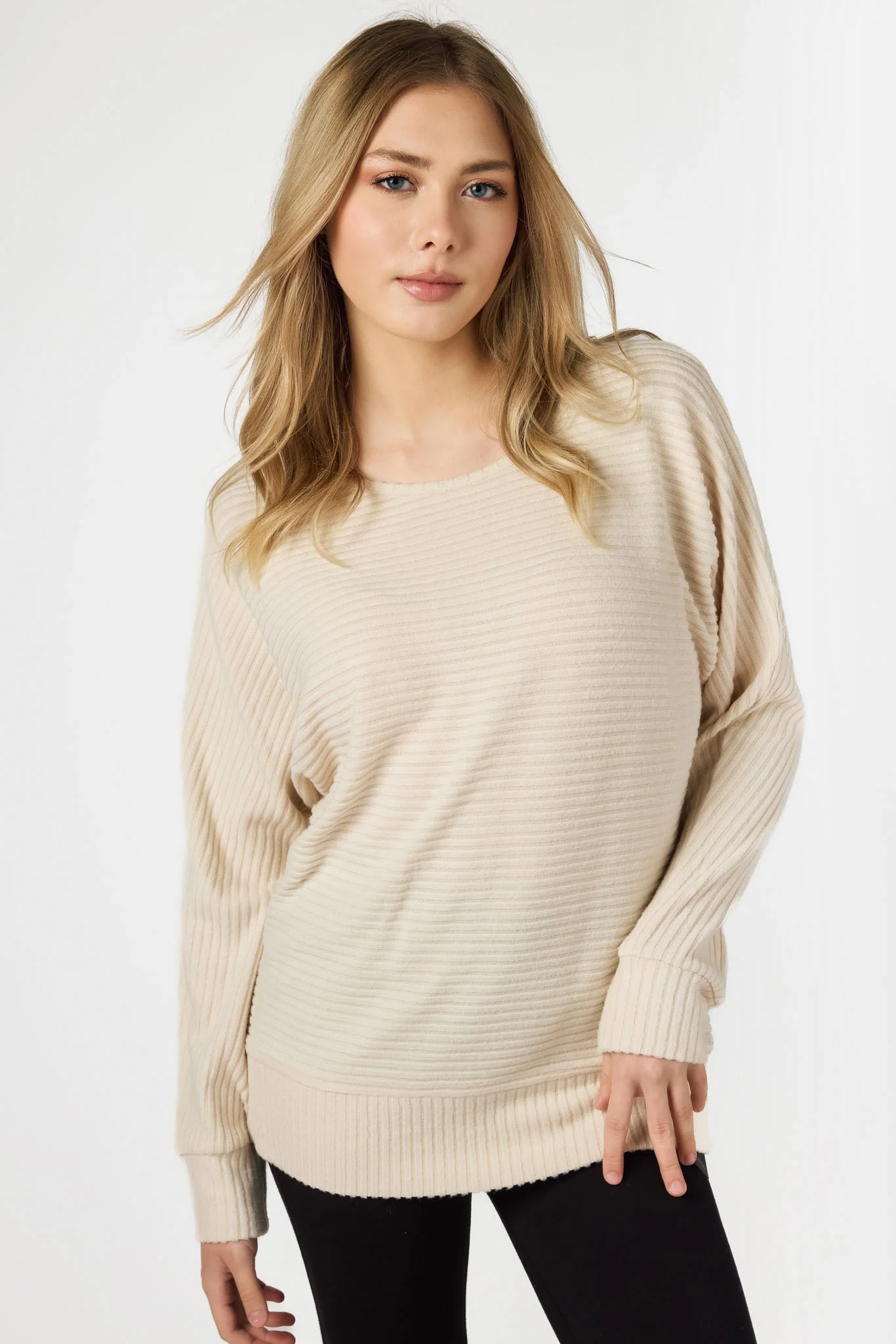 Dolman Sleeve Hacci Sweater - Image 15