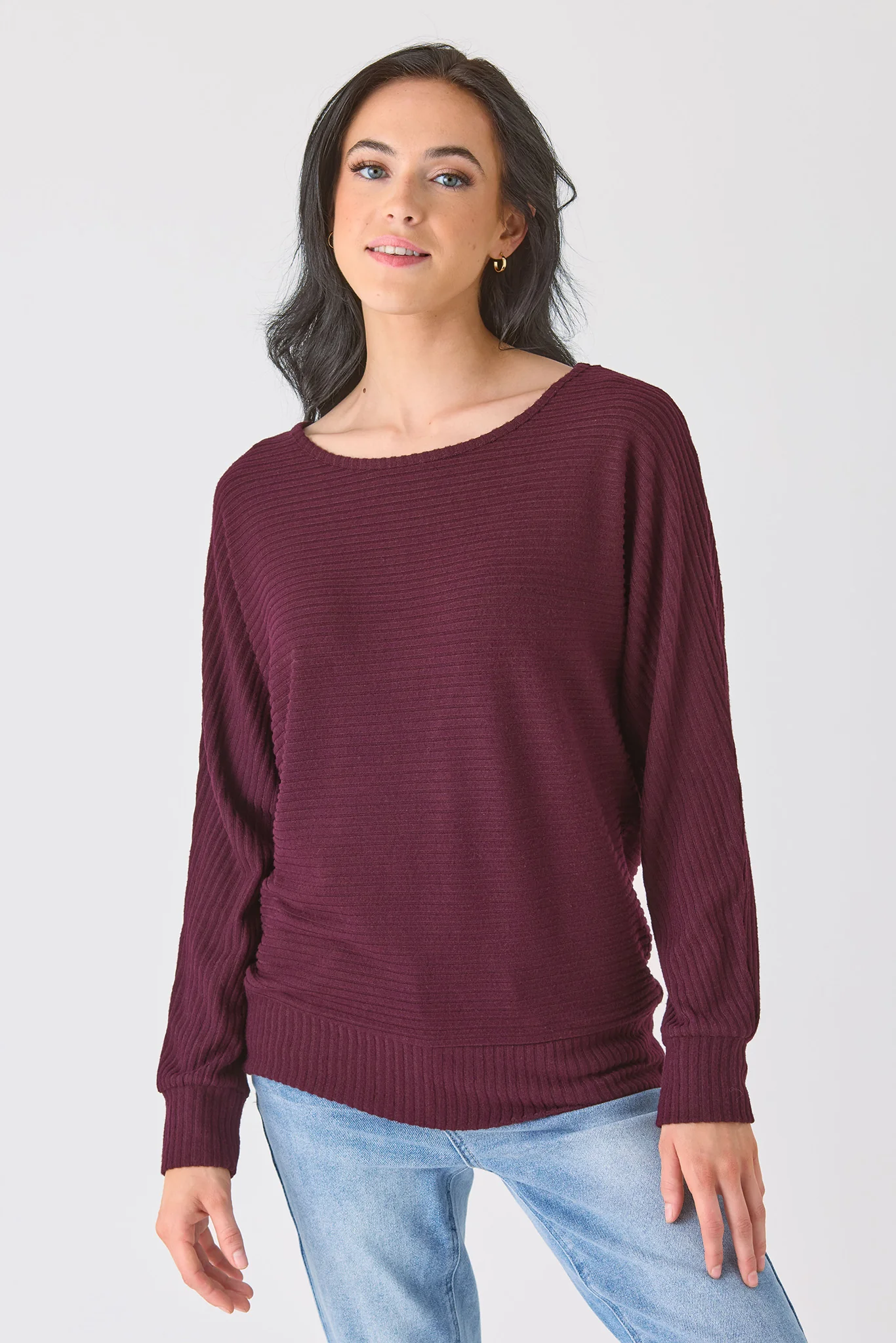Dolman Sleeve Hacci Sweater - Image 9