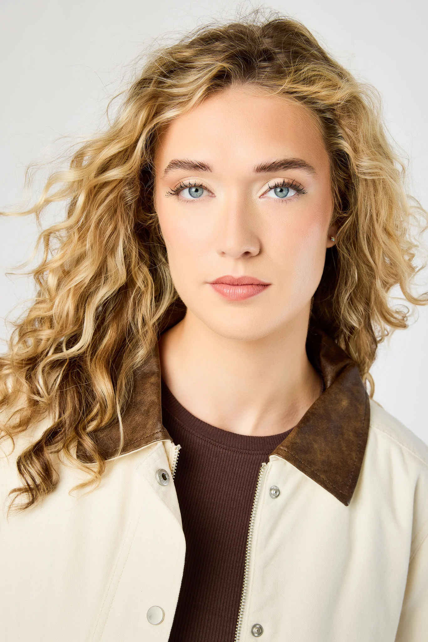 Faux-Leather Collar Canvas Barn Jacket - Image 4