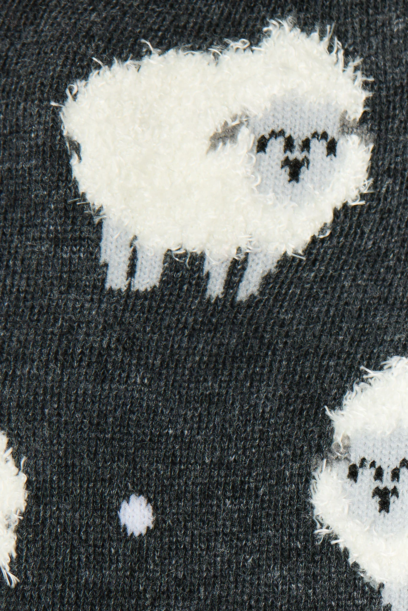 Fuzzy-Sheep Polka-Dot socks - Image 2