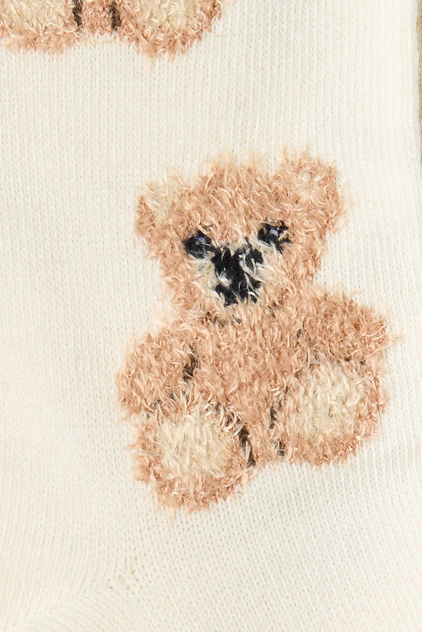 Fuzzy Teddy Bear Socks - Image 2