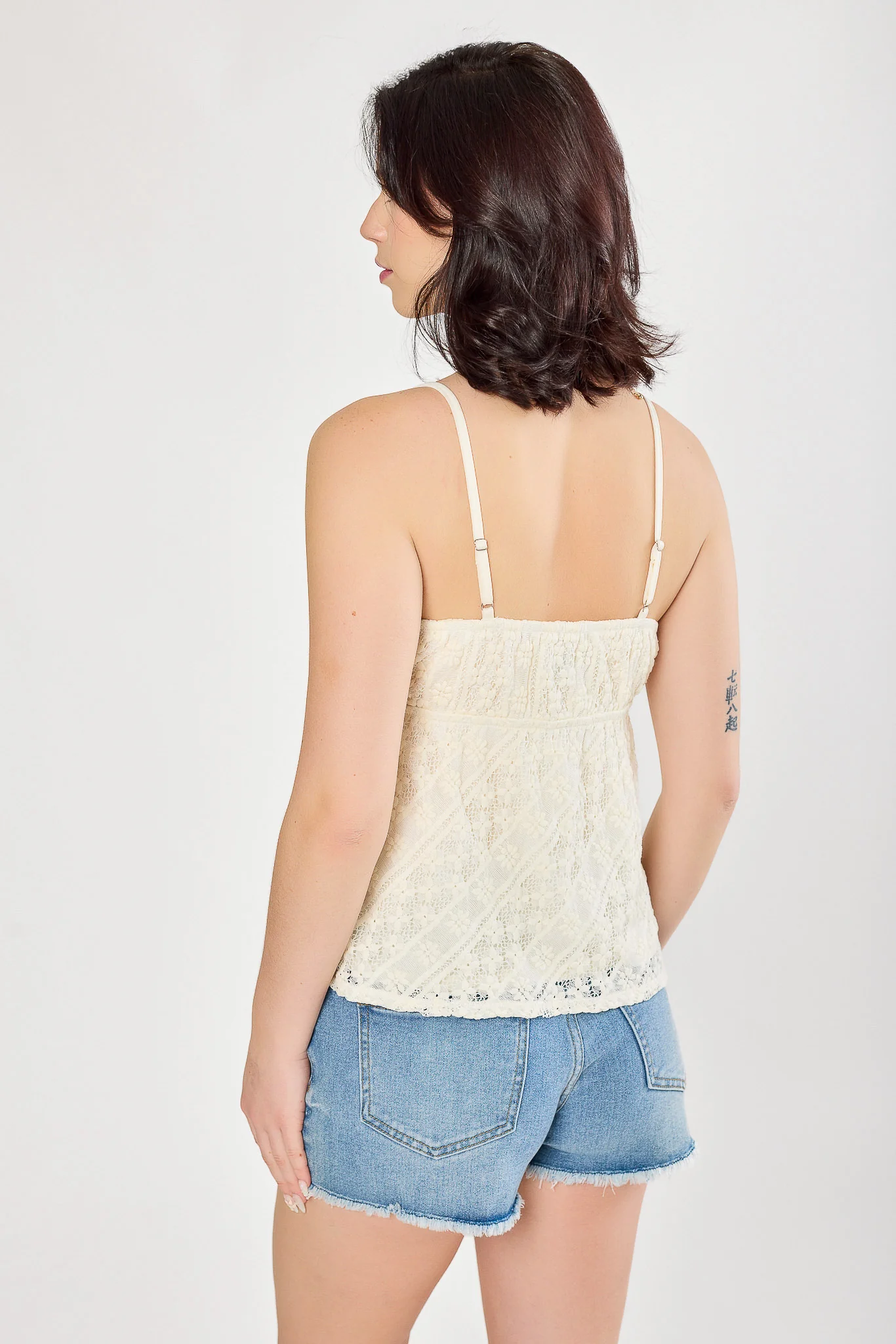Lace Spaghetti-Strap Babydoll Cami - Image 2