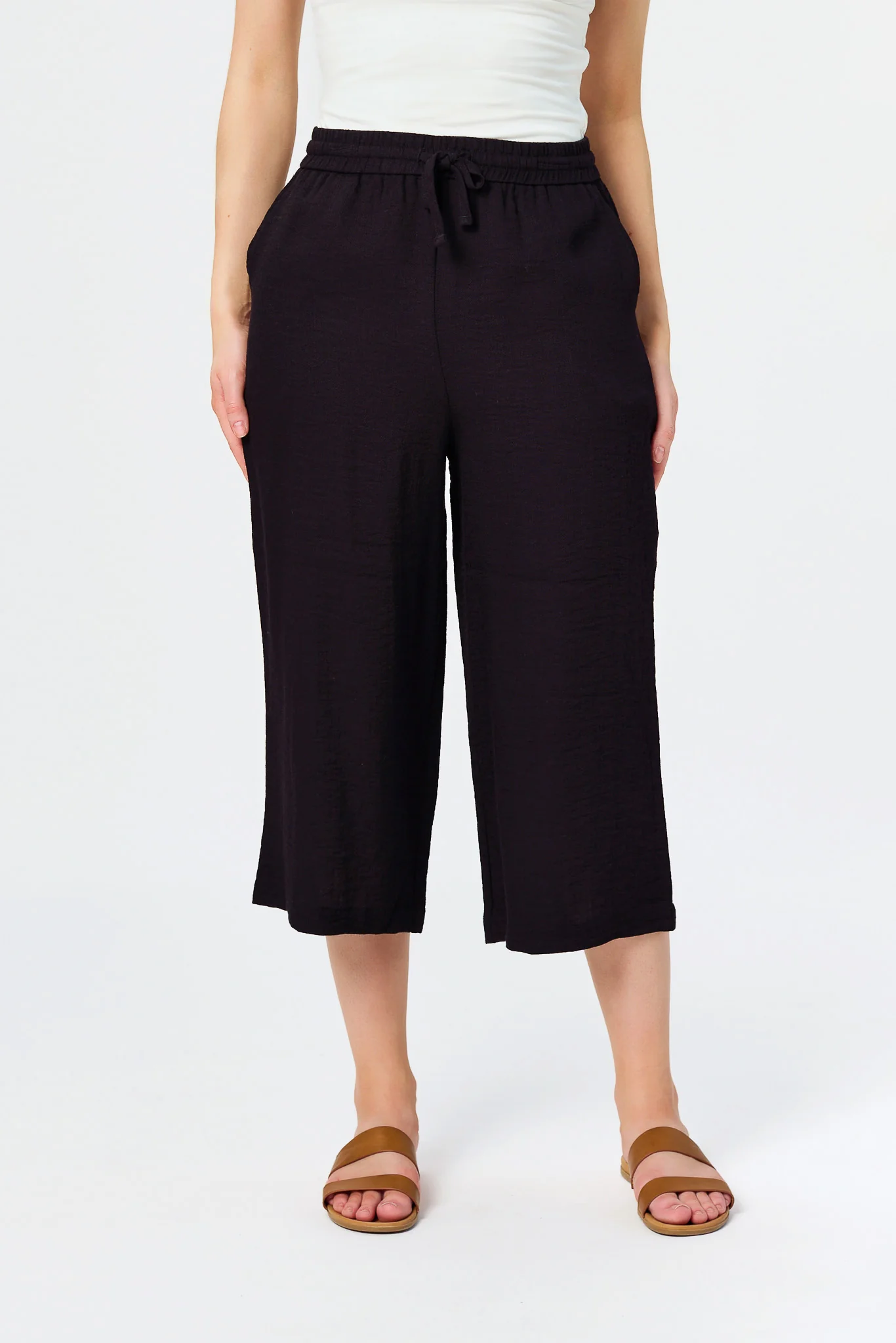 Linen-Look 20" Culotte - Image 6