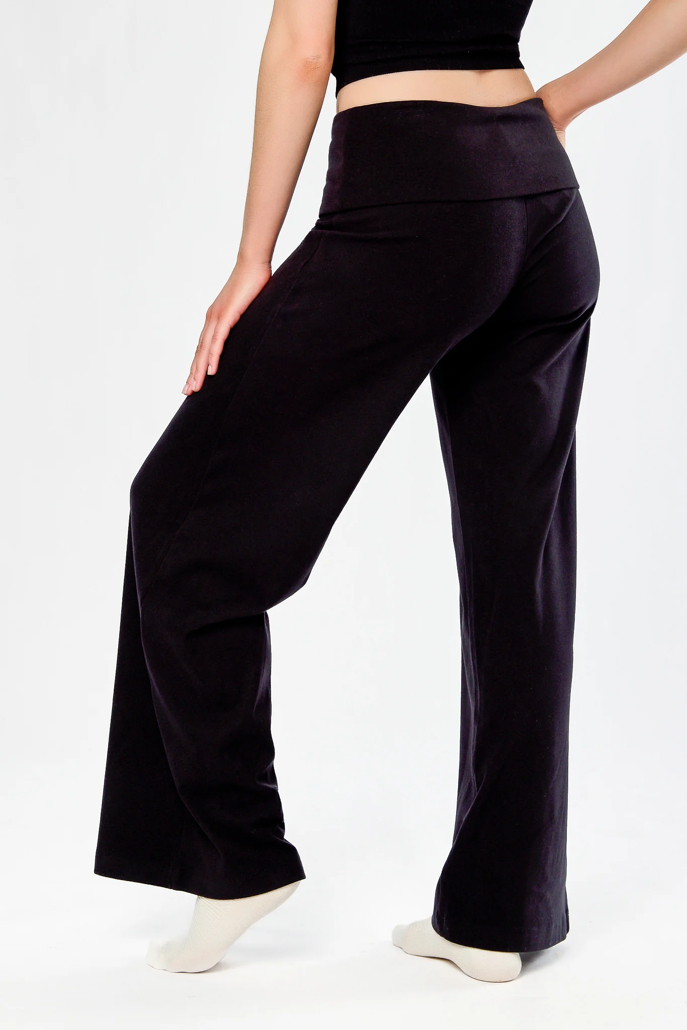 Micro Fleece Fold-Over Waistband Pant - Image 5