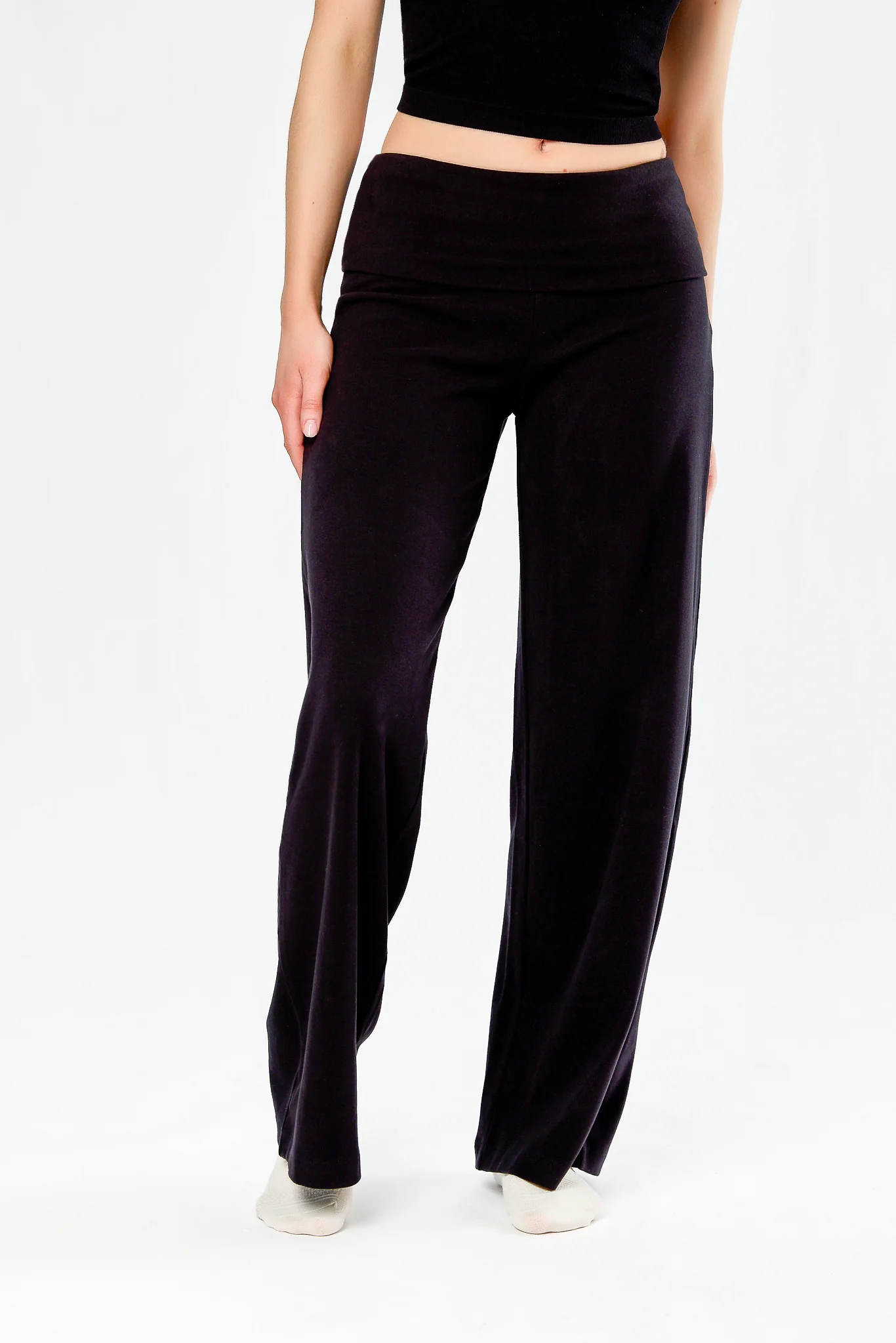 Micro Fleece Fold-Over Waistband Pant - Image 6
