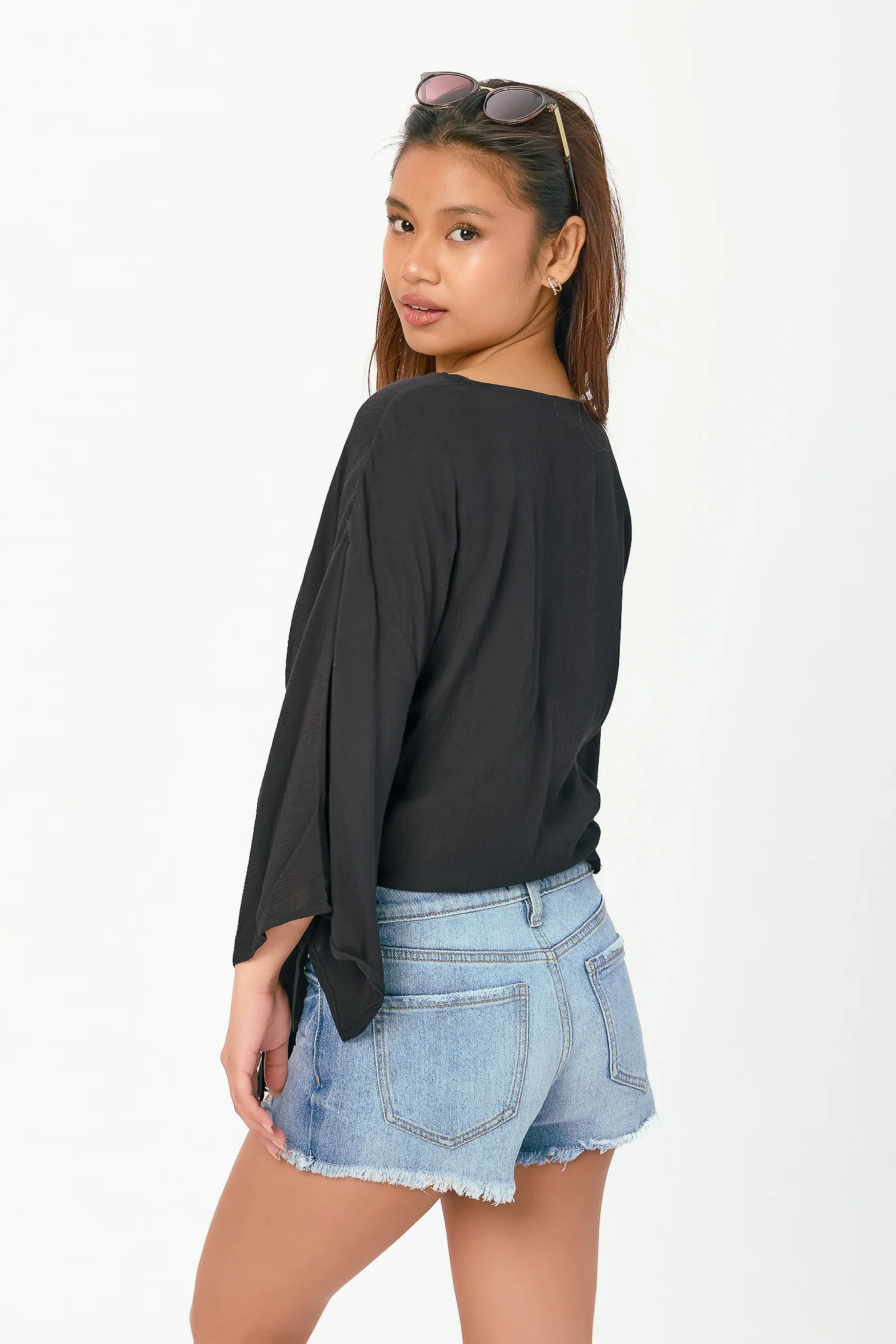 Open-Front Tie Cardigan - Image 4