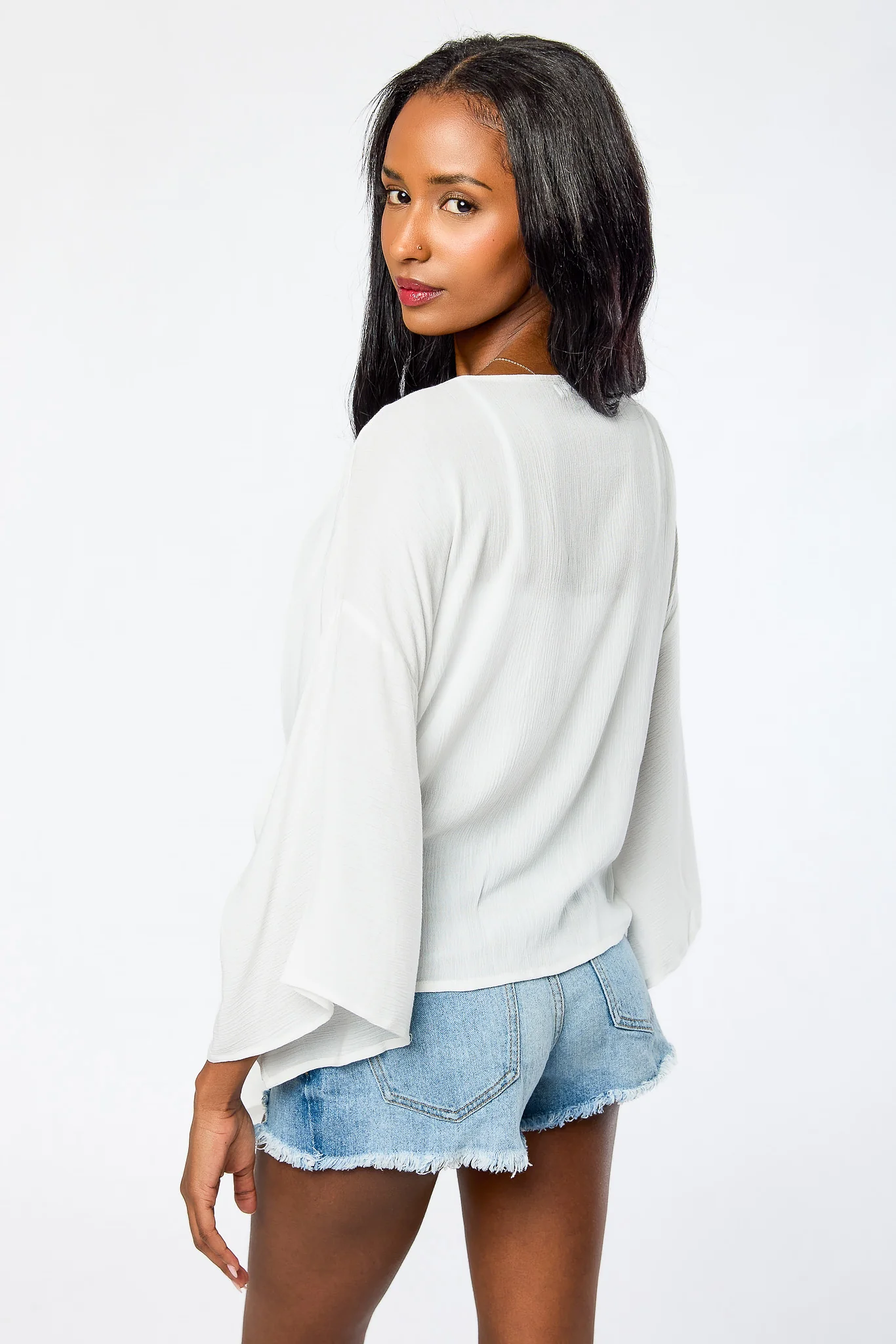 Open-Front Tie Cardigan - Image 7