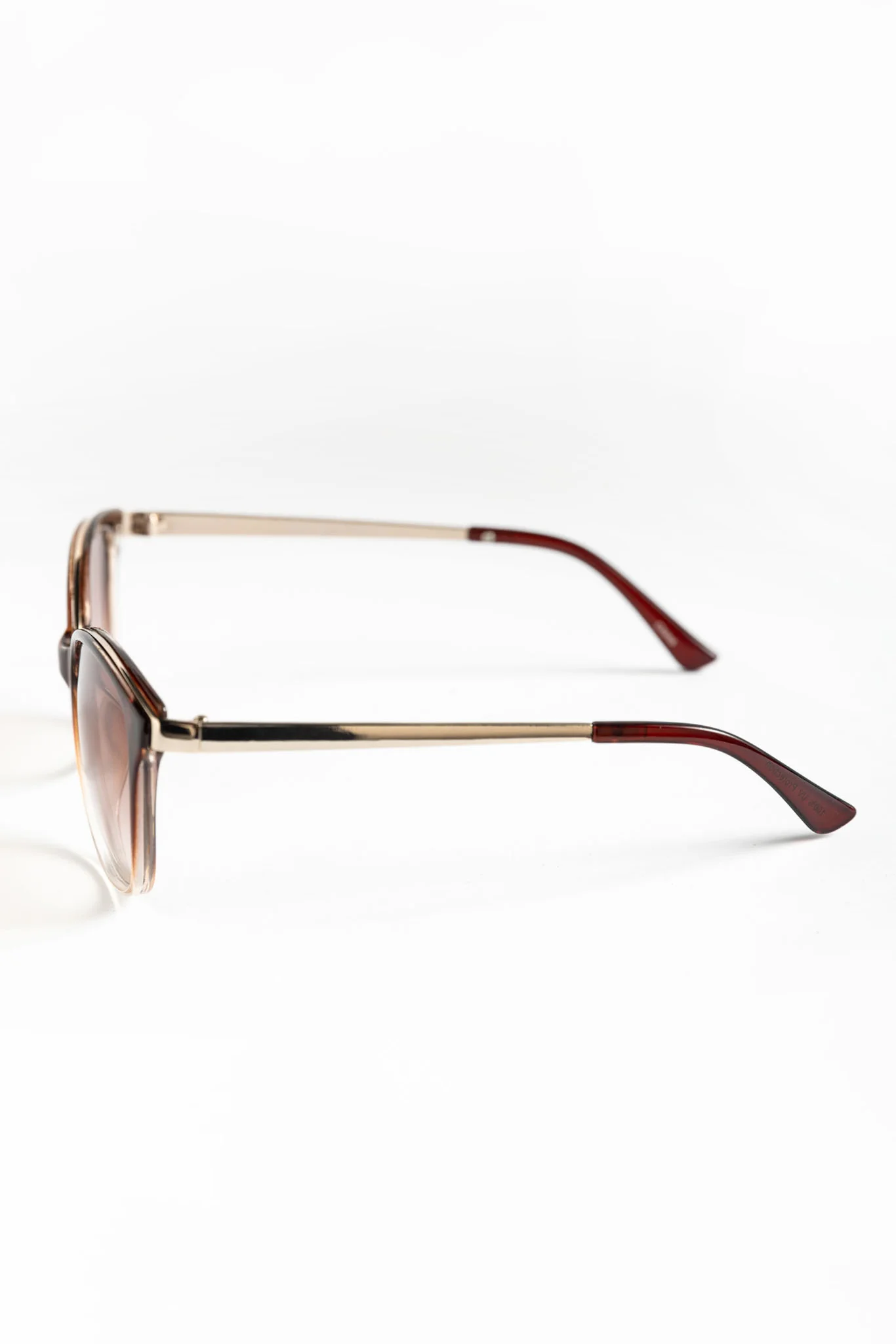 Pantos Sunglasses with Metal Trim and Arms - Image 3