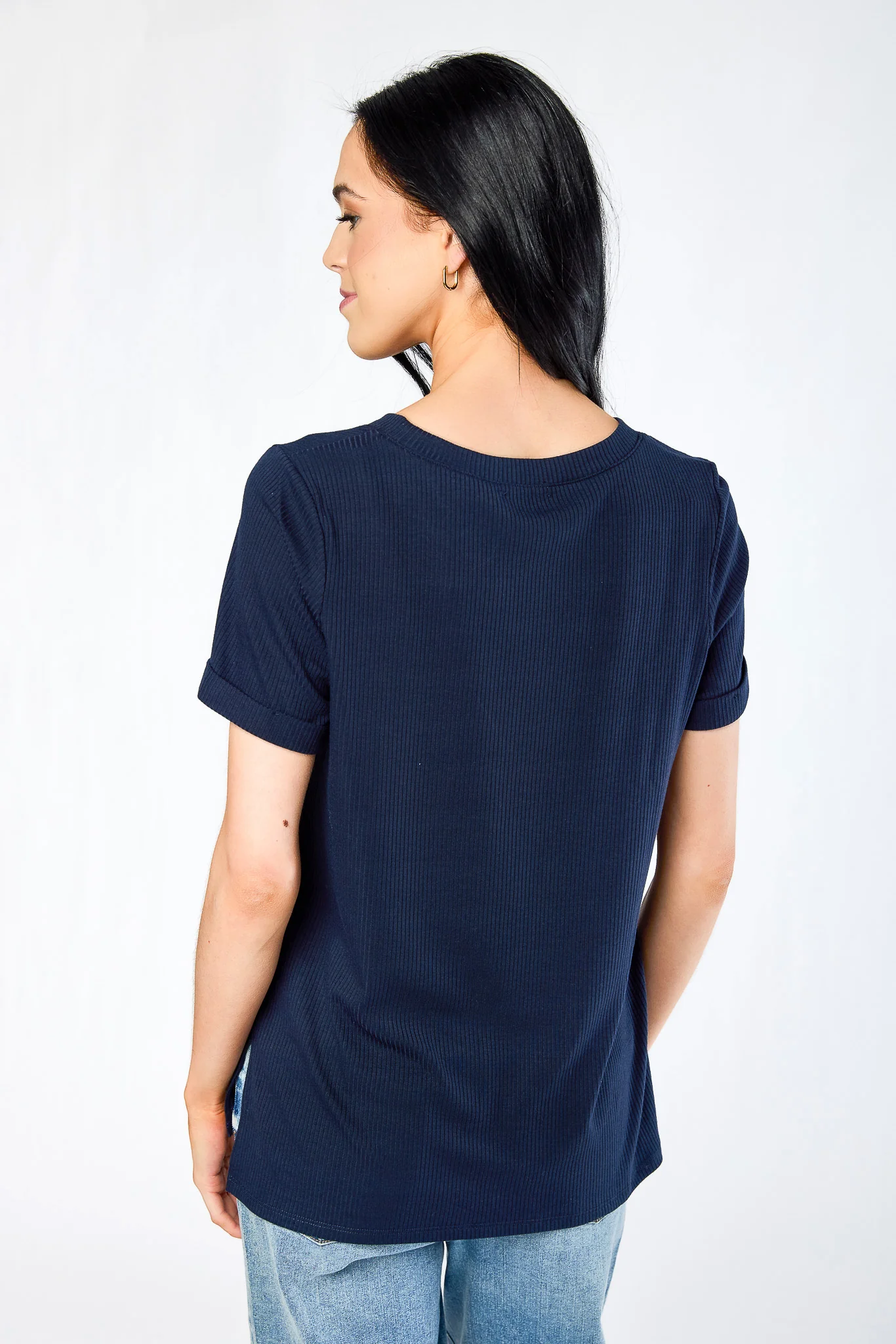 Rib Crew Pocket Tee - Image 4