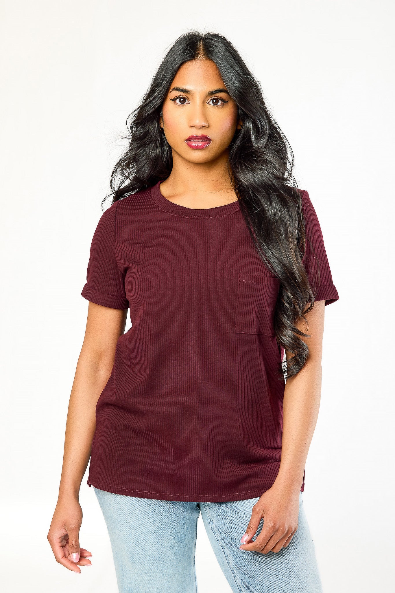 Rib Crew Pocket Tee - Image 5