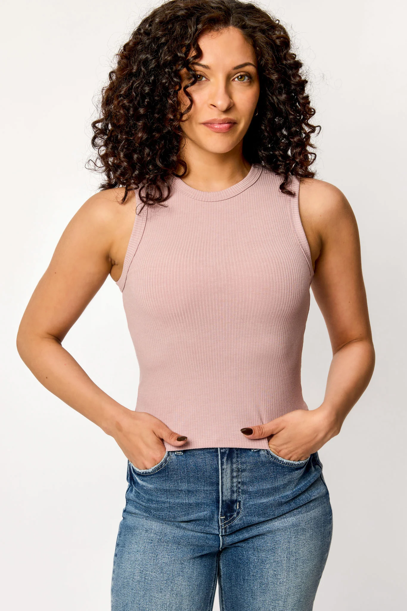 Ribbed Crew-Neck Tank Top - Image 7