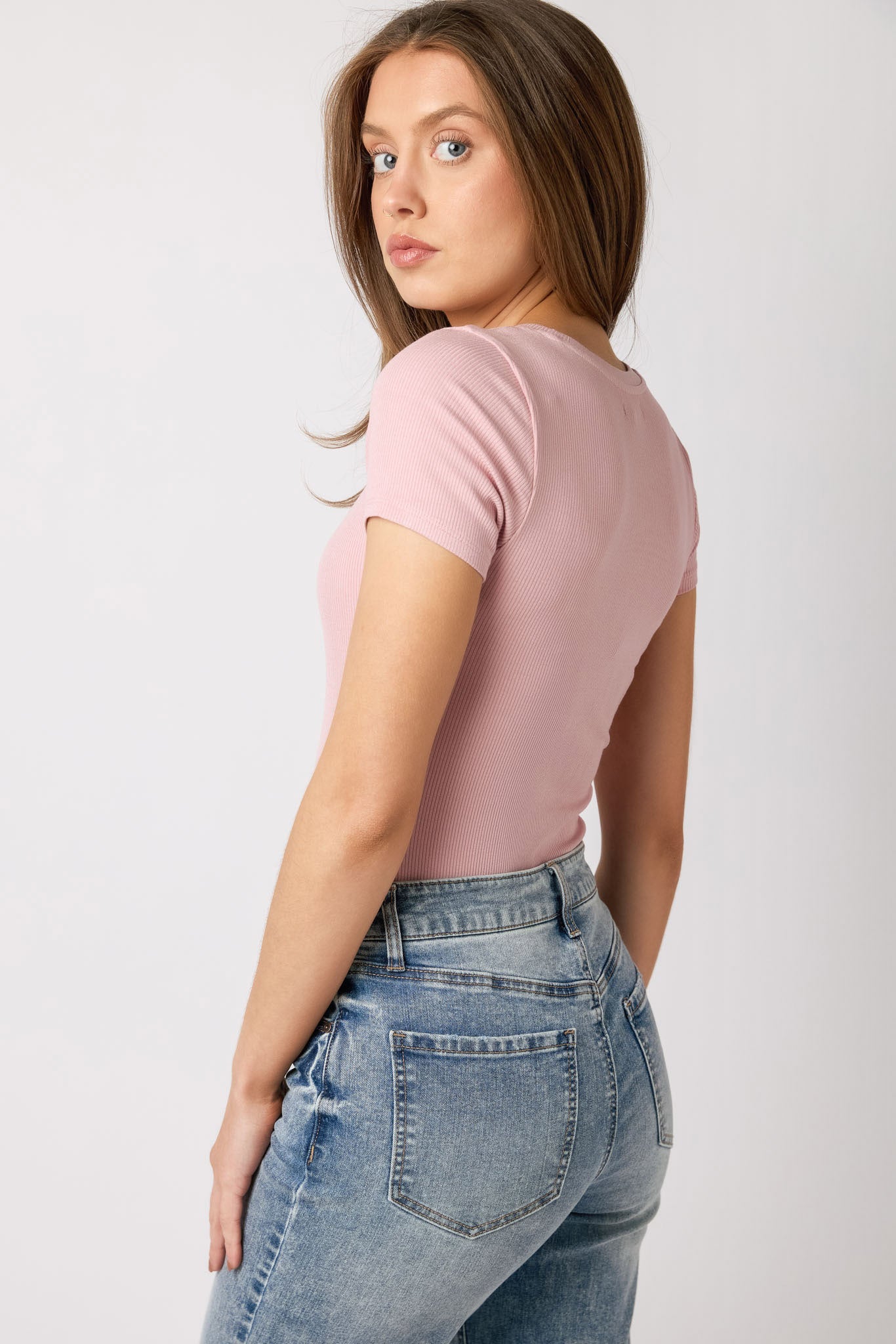 Ribbed Crewneck Tee - Image 12