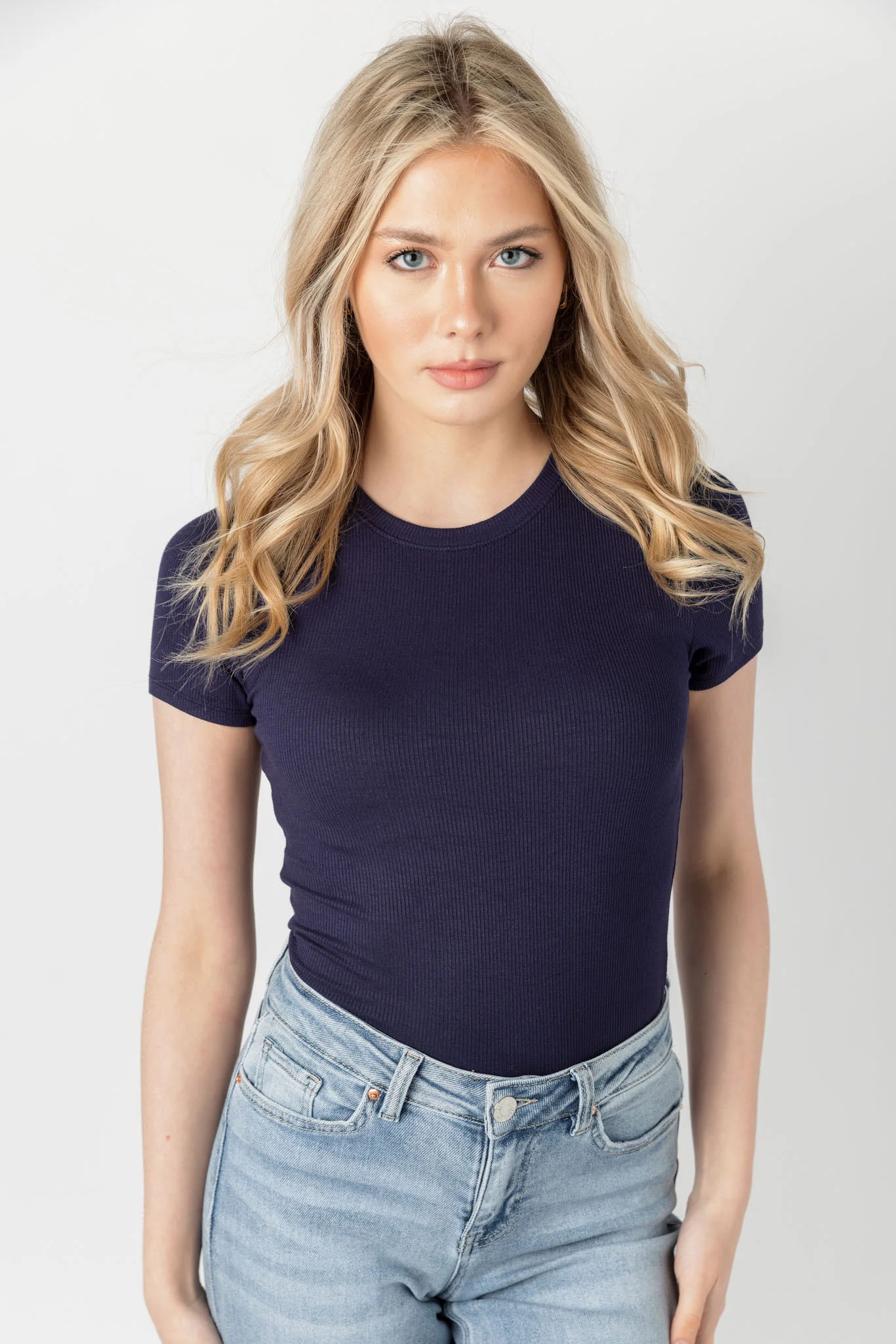 Ribbed Crewneck Tee - Image 7