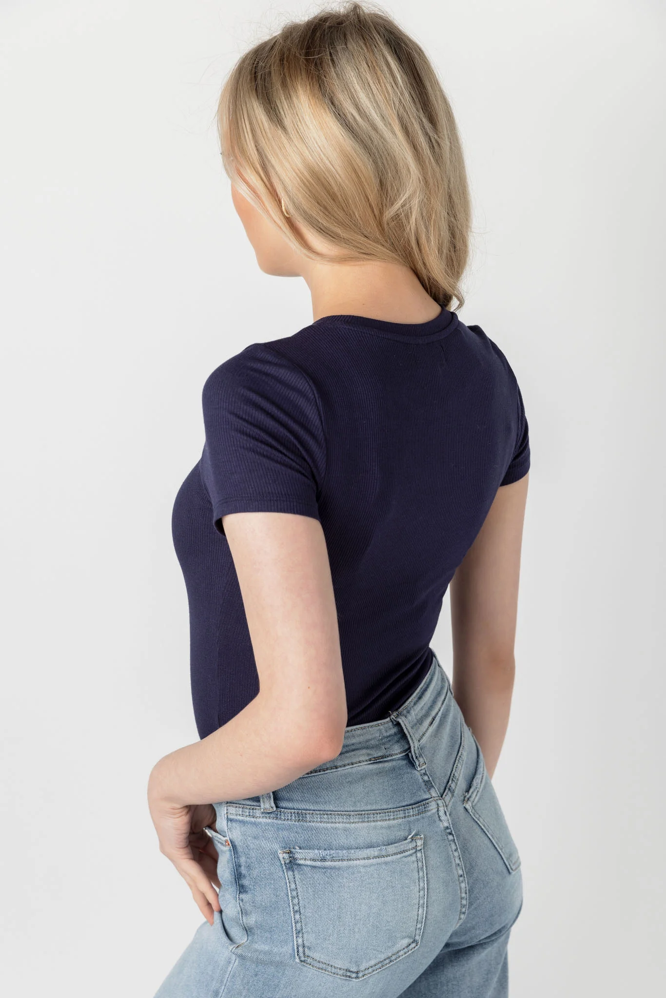 Ribbed Crewneck Tee - Image 8