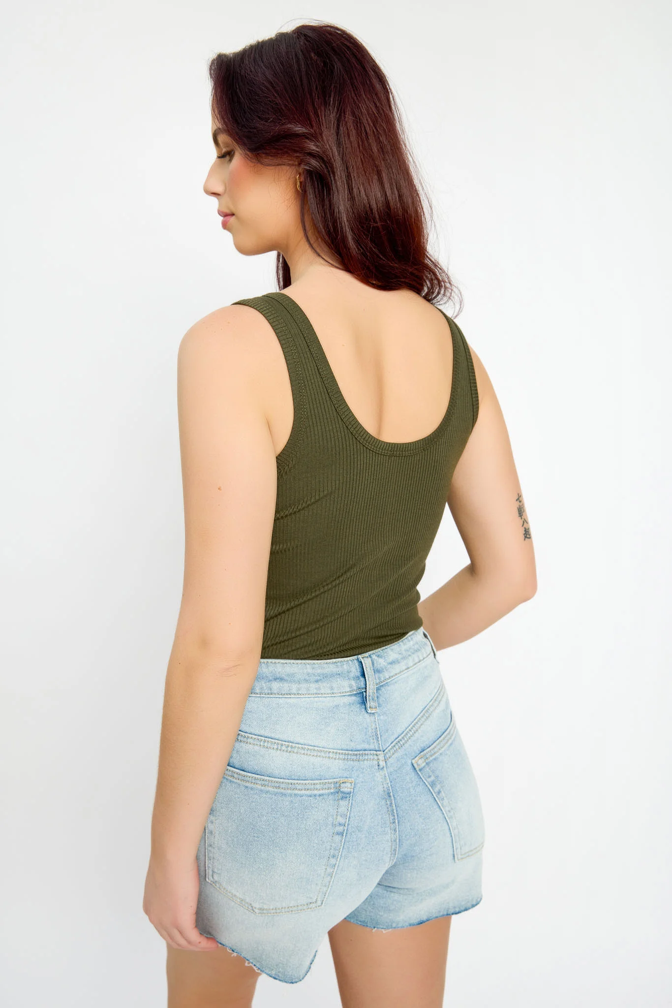 Ribbed Henley Tank Top - Image 12