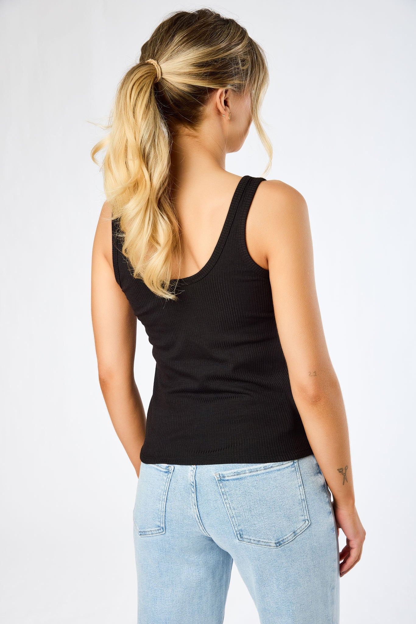 Ribbed Henley Tank Top - Image 9