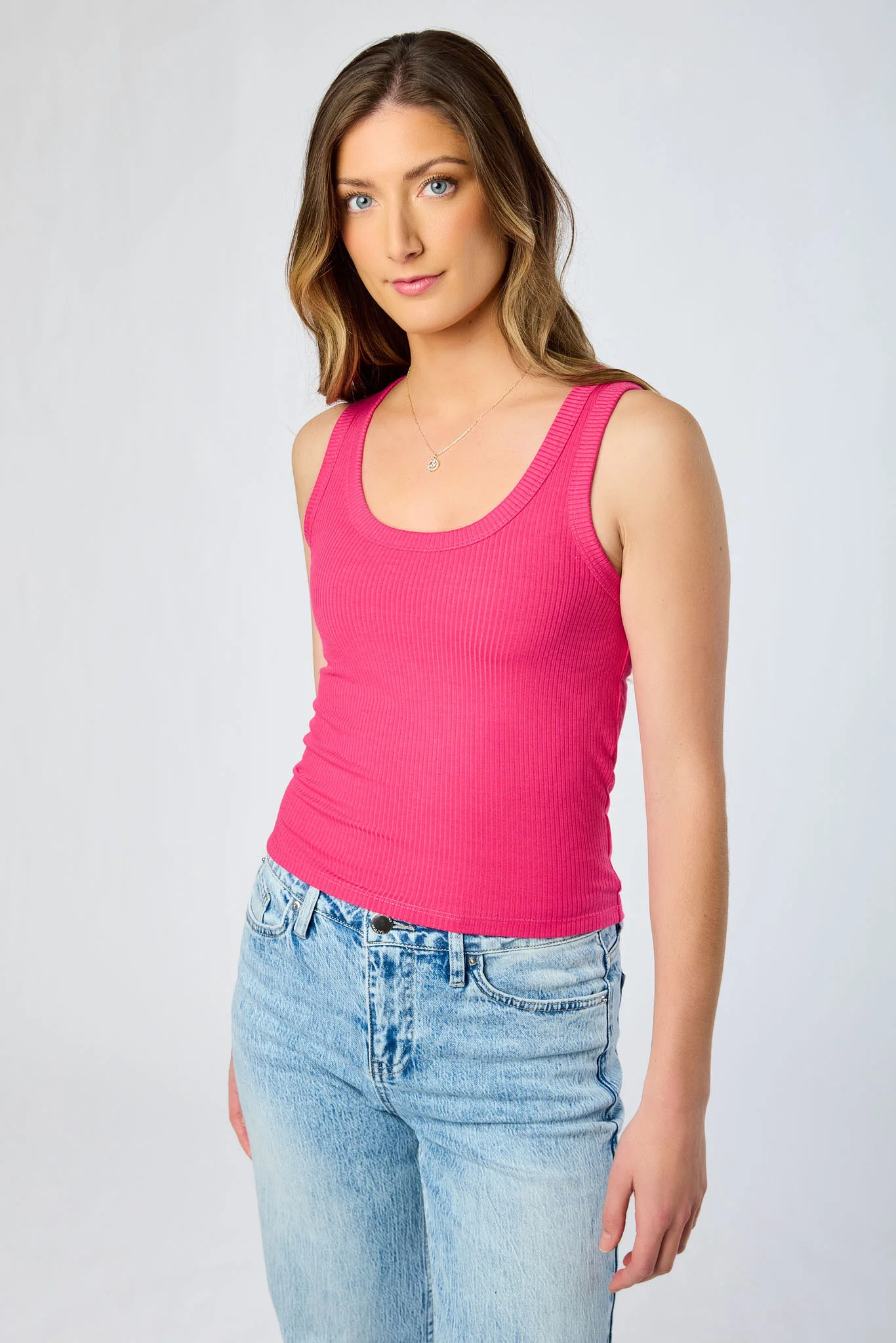 Ribbed Scoop-Neck Tank Top - Image 7