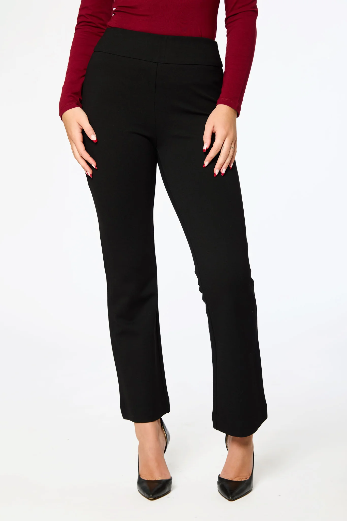 Seriously Slimming Bootcut Pant – Short Inseam - Image 3