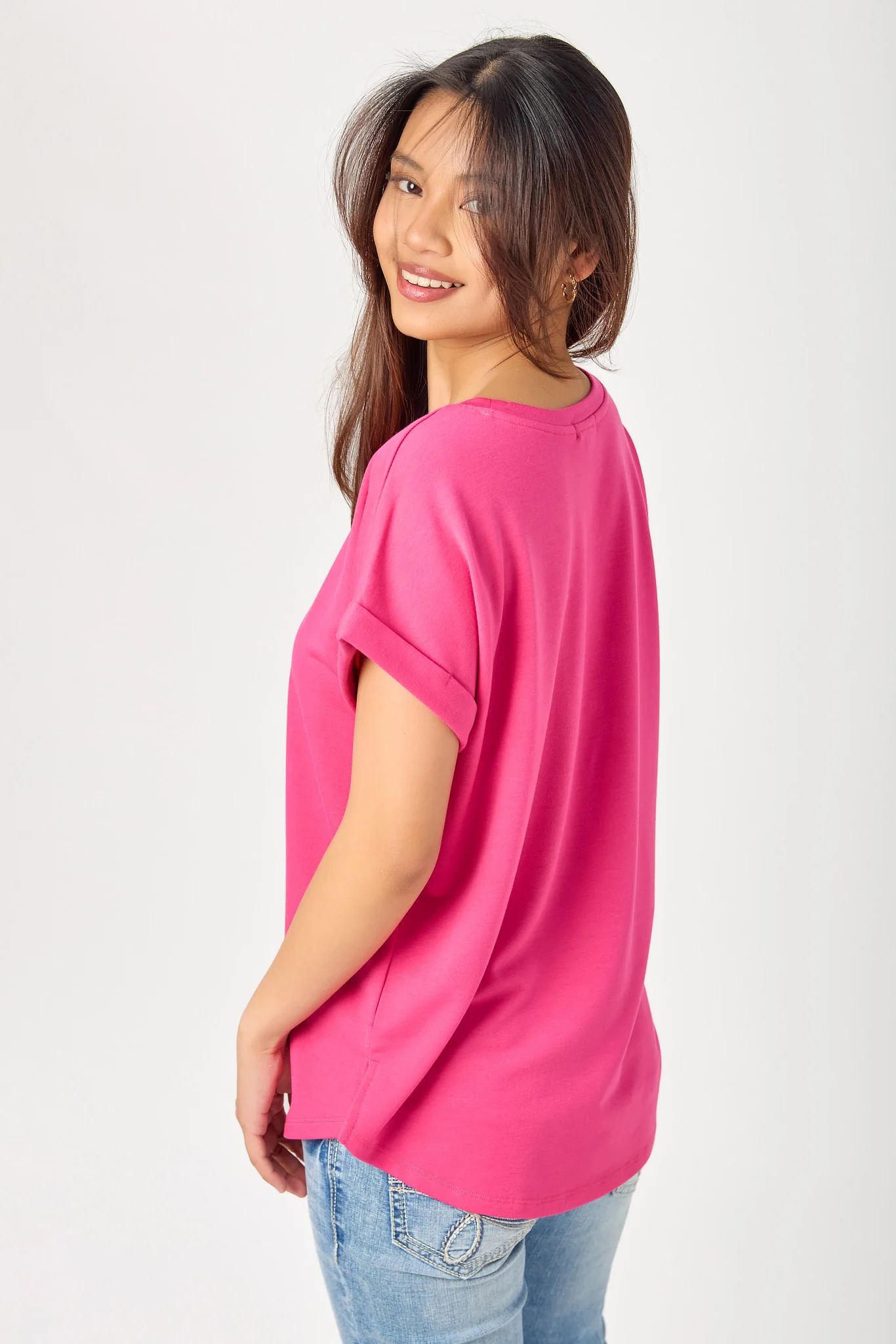 Short-Sleeve Sweatshirt with Side Slits - Image 10