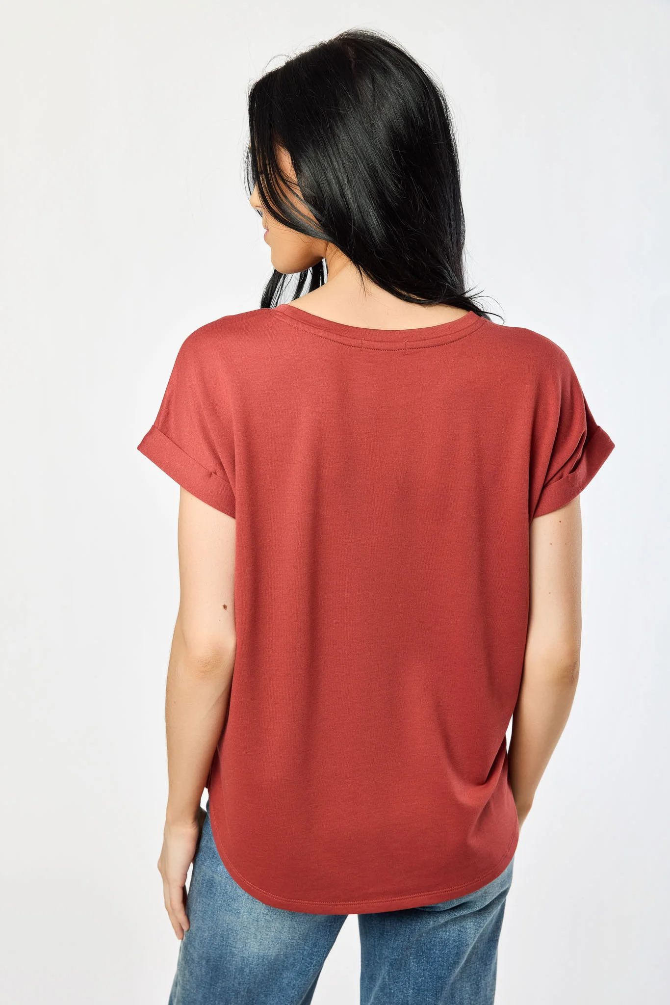 Short-Sleeve Sweatshirt with Side Slits - Image 12