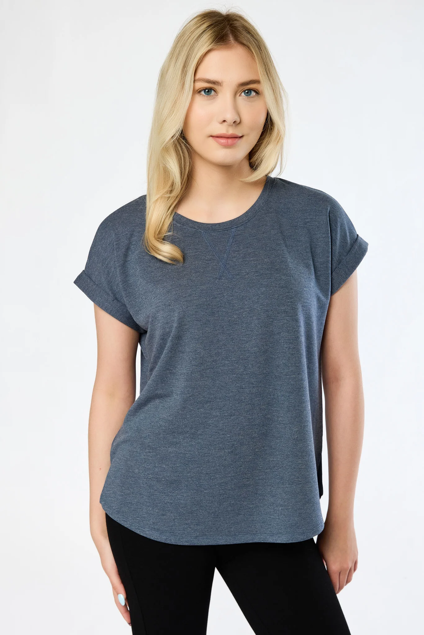 Short-Sleeve Sweatshirt with Side Slits - Image 15