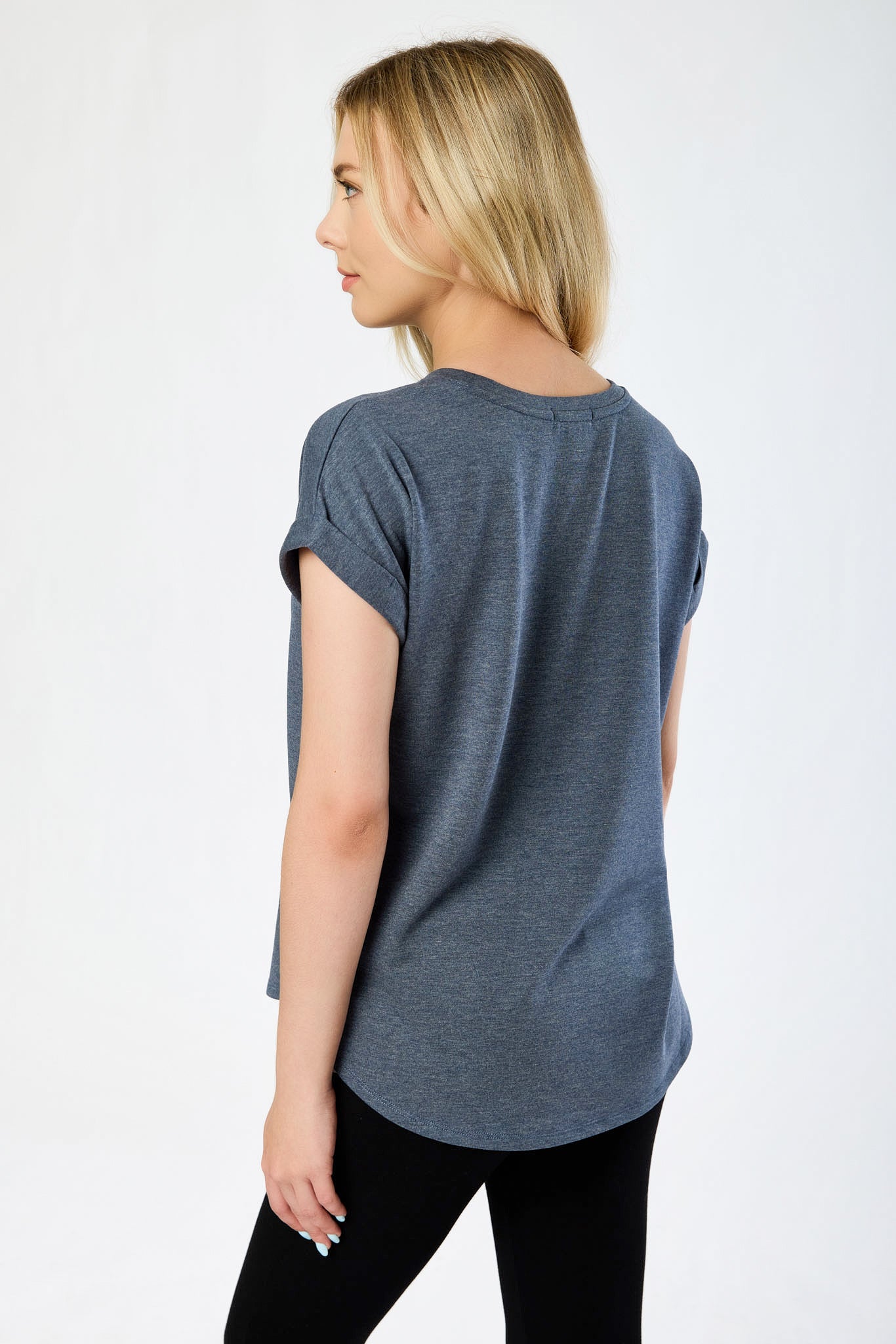 Short-Sleeve Sweatshirt with Side Slits - Image 16