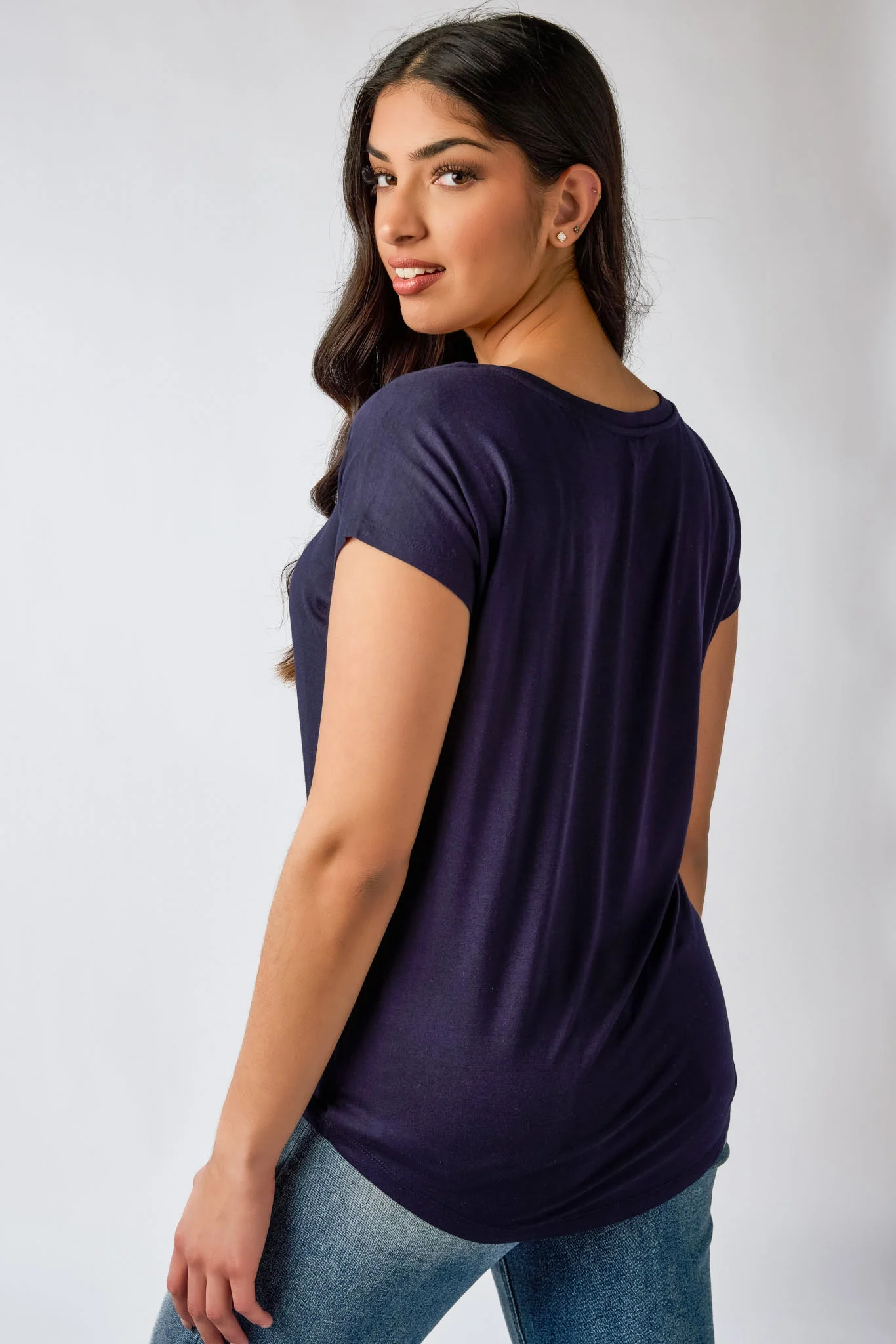 Short-Sleeve Wide-Neck Top - Image 8