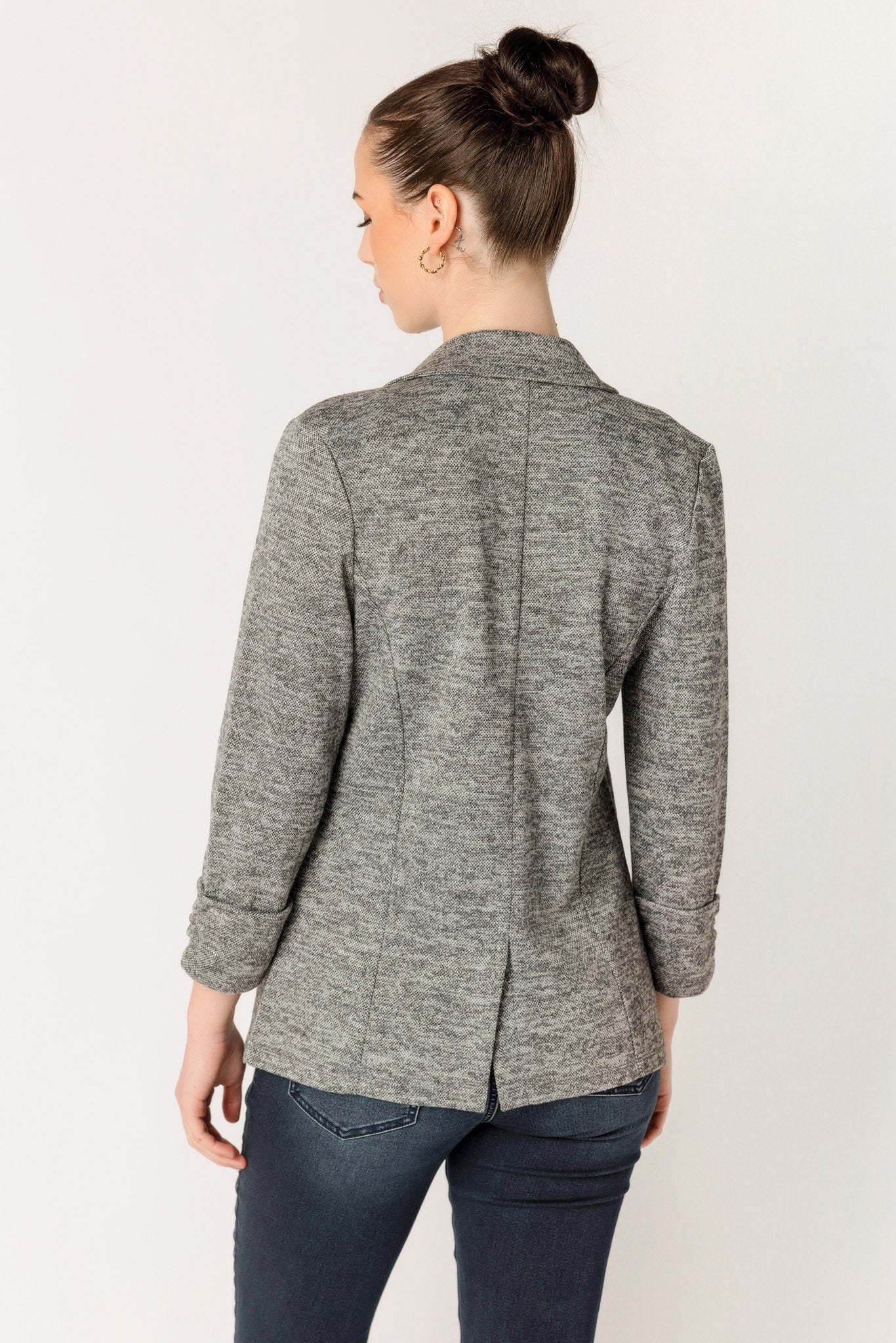Space Dye Knit Blazer - Image 3