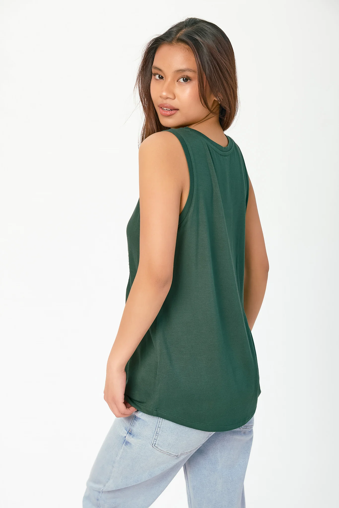 "Take me to the Mountains" Sleeveless Scoop-Neck Tank - Image 2