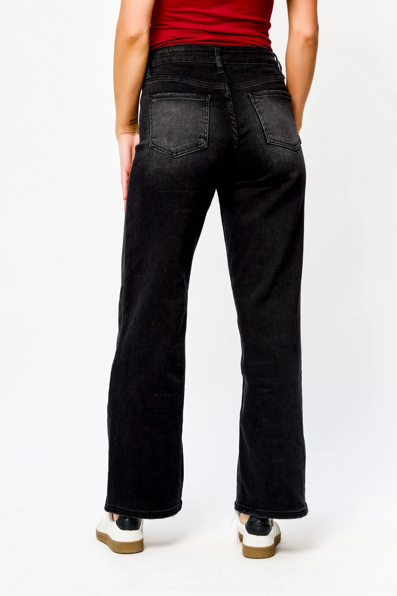 Tattoo "Harper" Black Wide-Leg Jean – 33” Inseam - Image 2