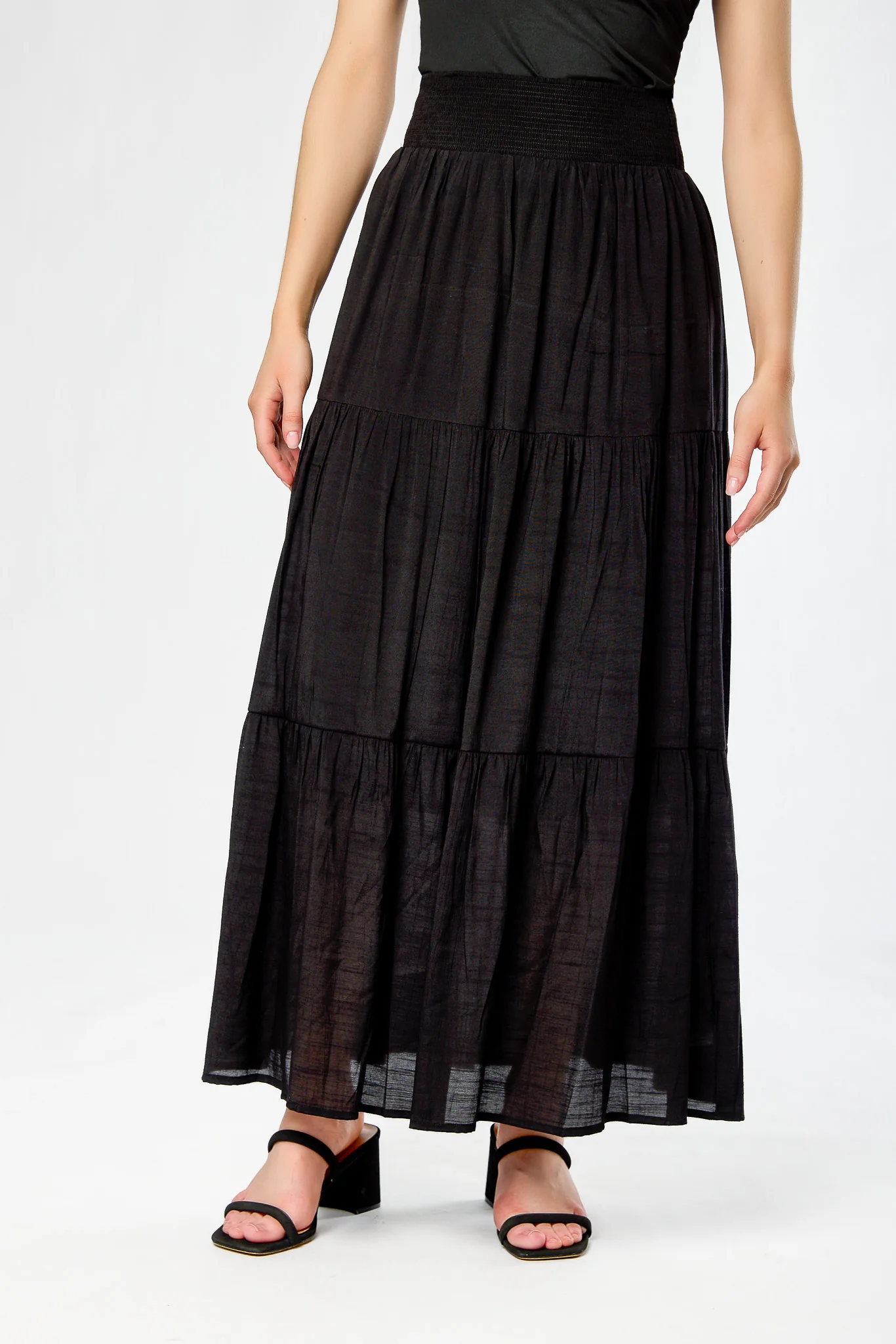 Tiered Maxi Skirt - Image 3