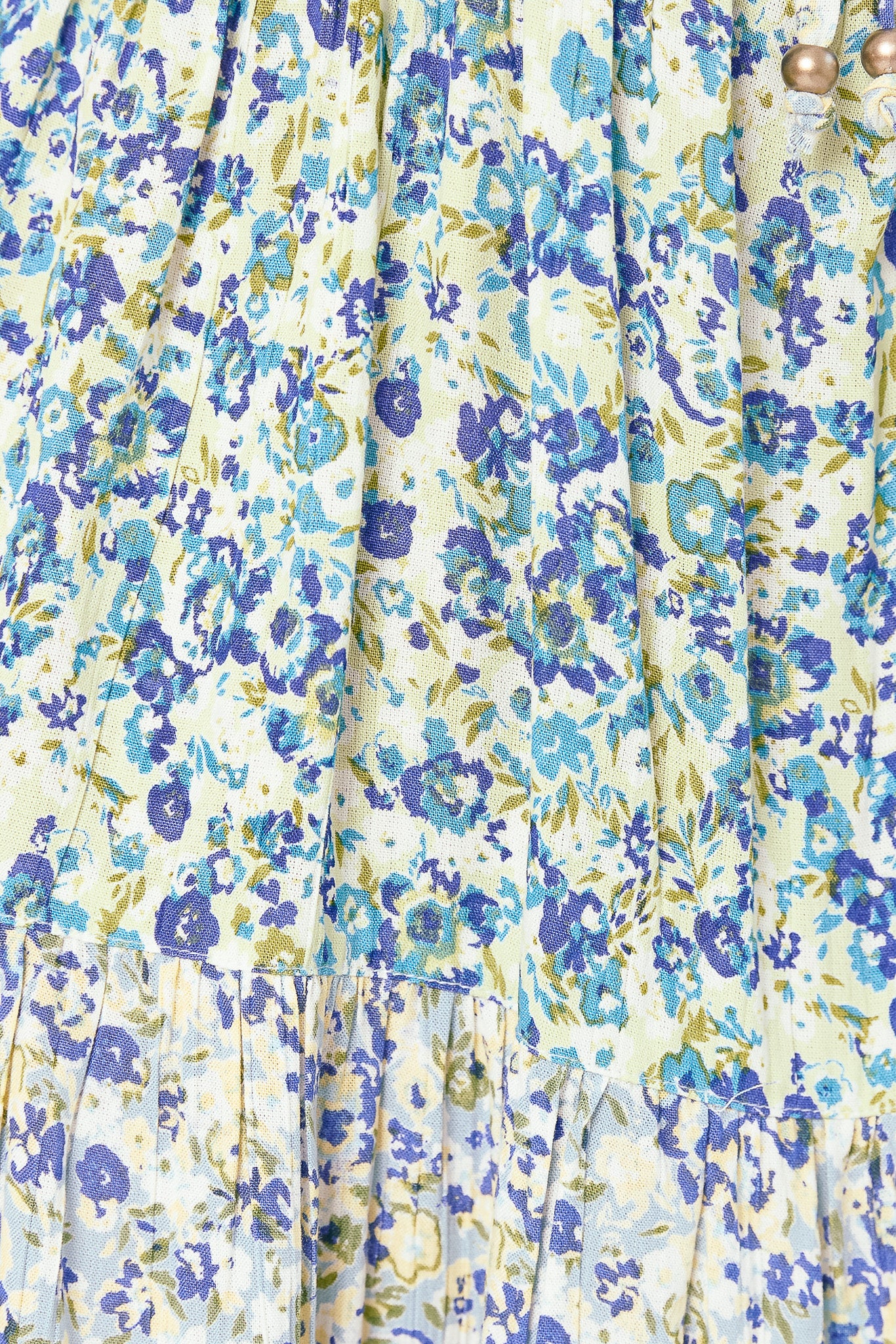 Twin Print Spaghetti-Strap Babydoll Tiered Dress - Image 5